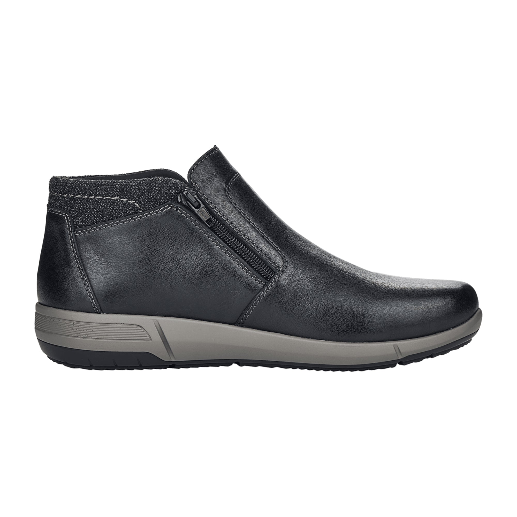 Rieker B0984 Men's Black Shoes for Fall Winter Dust and Dirt Resistant