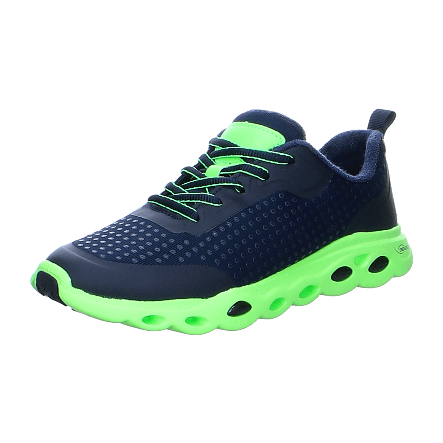 ARA MALIBU Women's Lace-Up Shoes Montclair Style in Blue with Rubber Sole