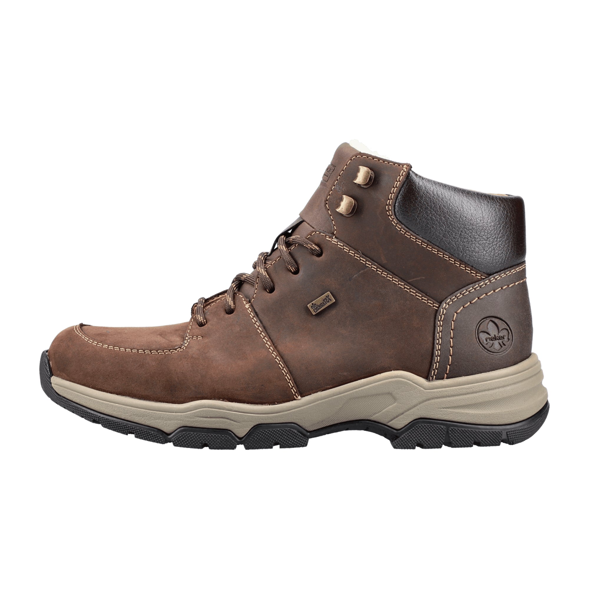Rieker HWK Men's Brown Boots F4332-26 Comfortable Warm Winter Footwear