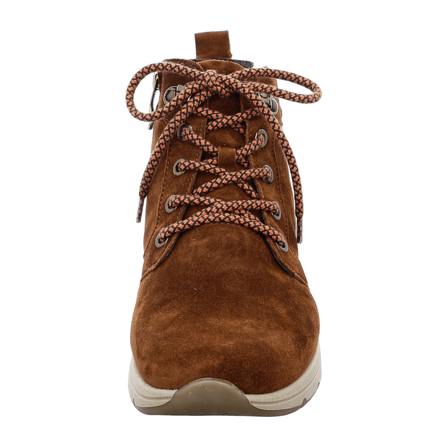 ARA Women's OSAKA T-Bar Oxford Shoes in Brown Suede Leather with Round Toe and Cold Weather Lining - Bartel-Shop