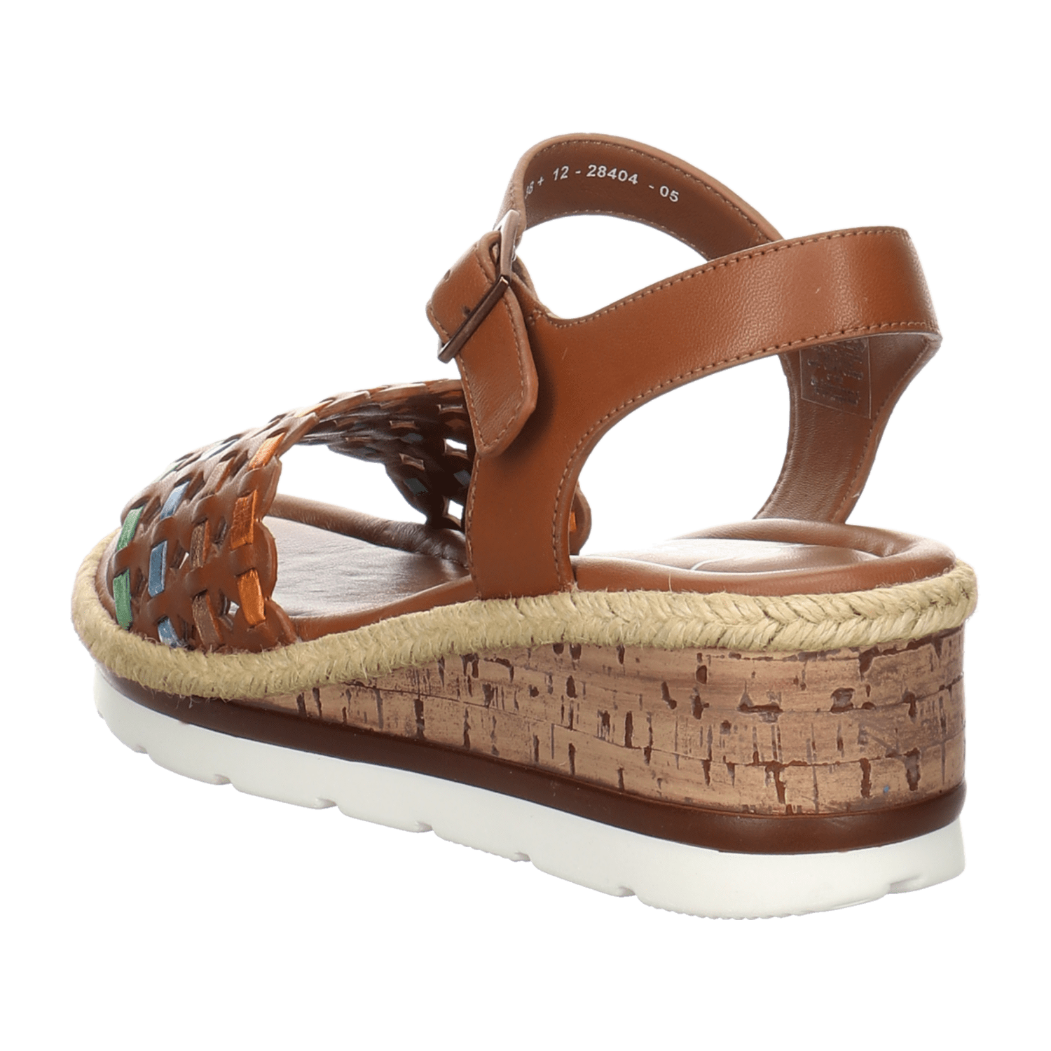 ARA CADIZ Women's Leather Ankle Strap Slippers in Brown - Bartel-Shop