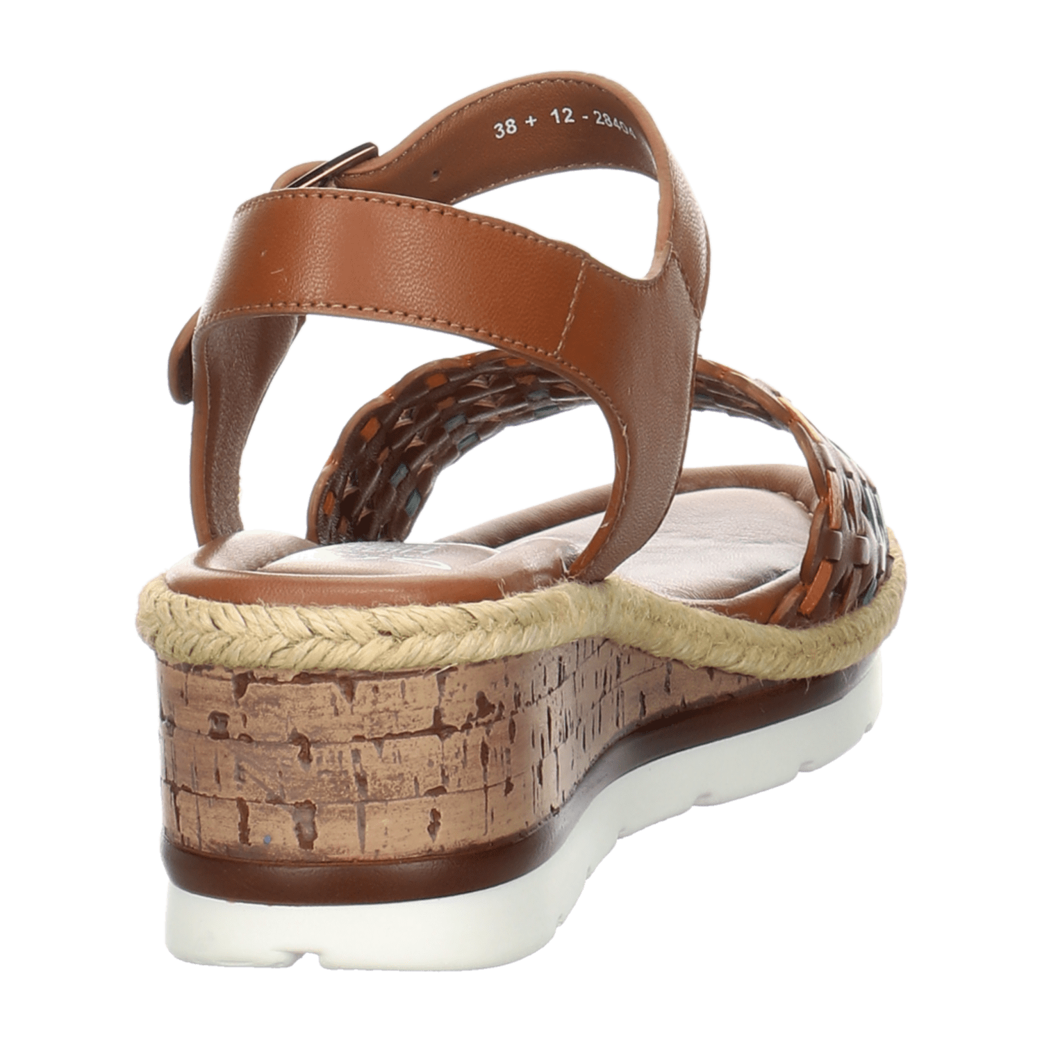 ARA CADIZ Women's Leather Ankle Strap Slippers in Brown - Bartel-Shop