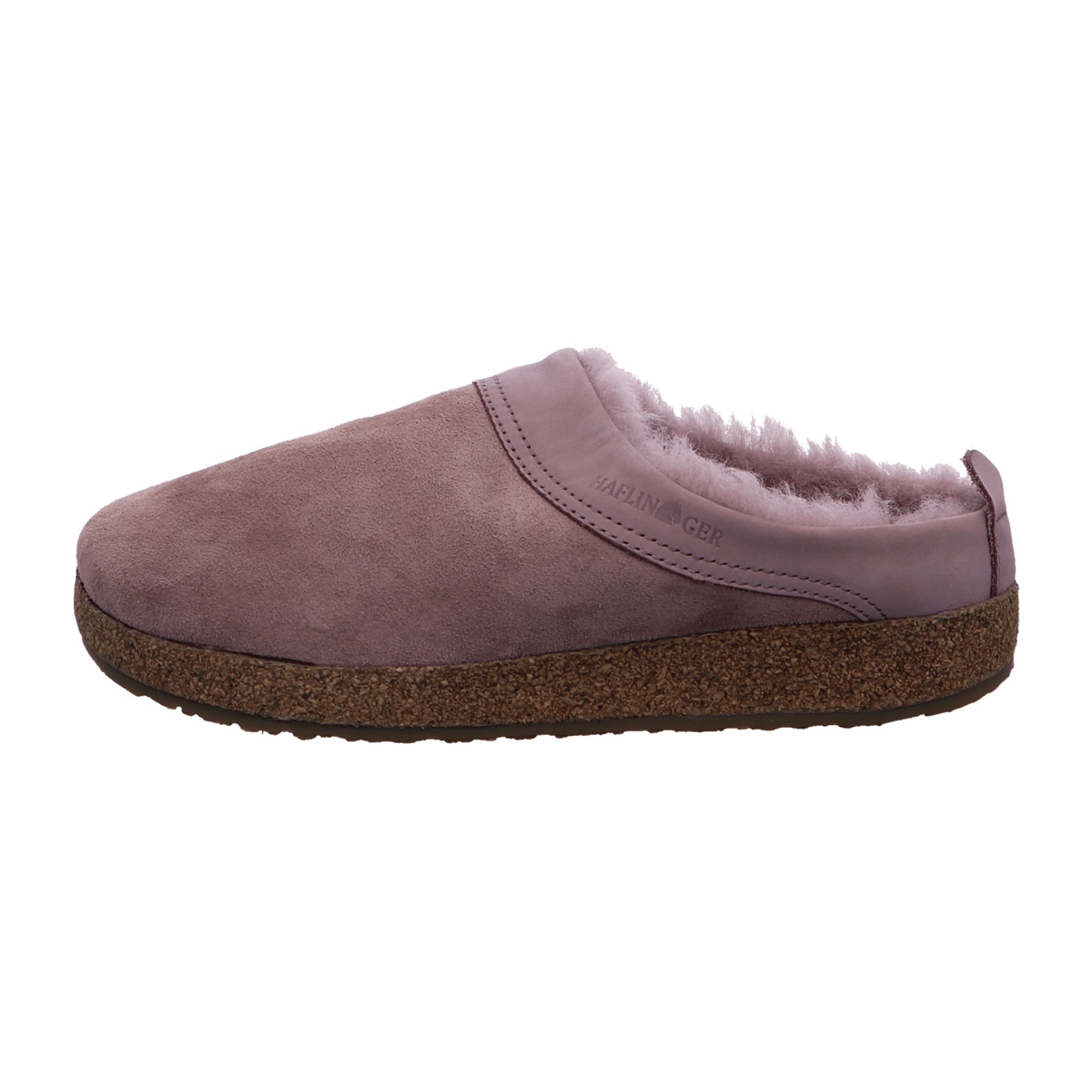 Haflinger Women's Snowbird Shearling Clogs - Pink