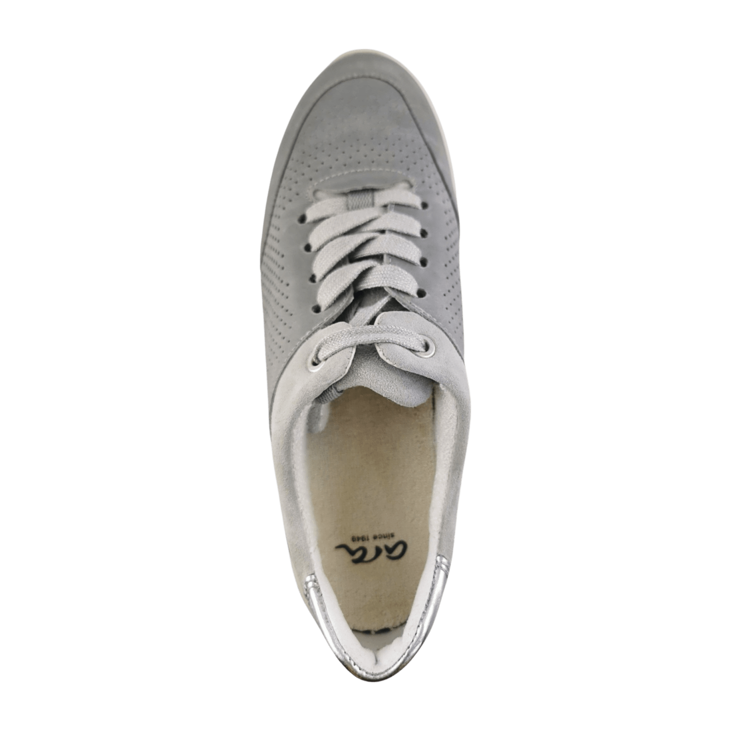 ARA Comfortable Lace-Up Shoes for Women in Gray - Bartel-Shop