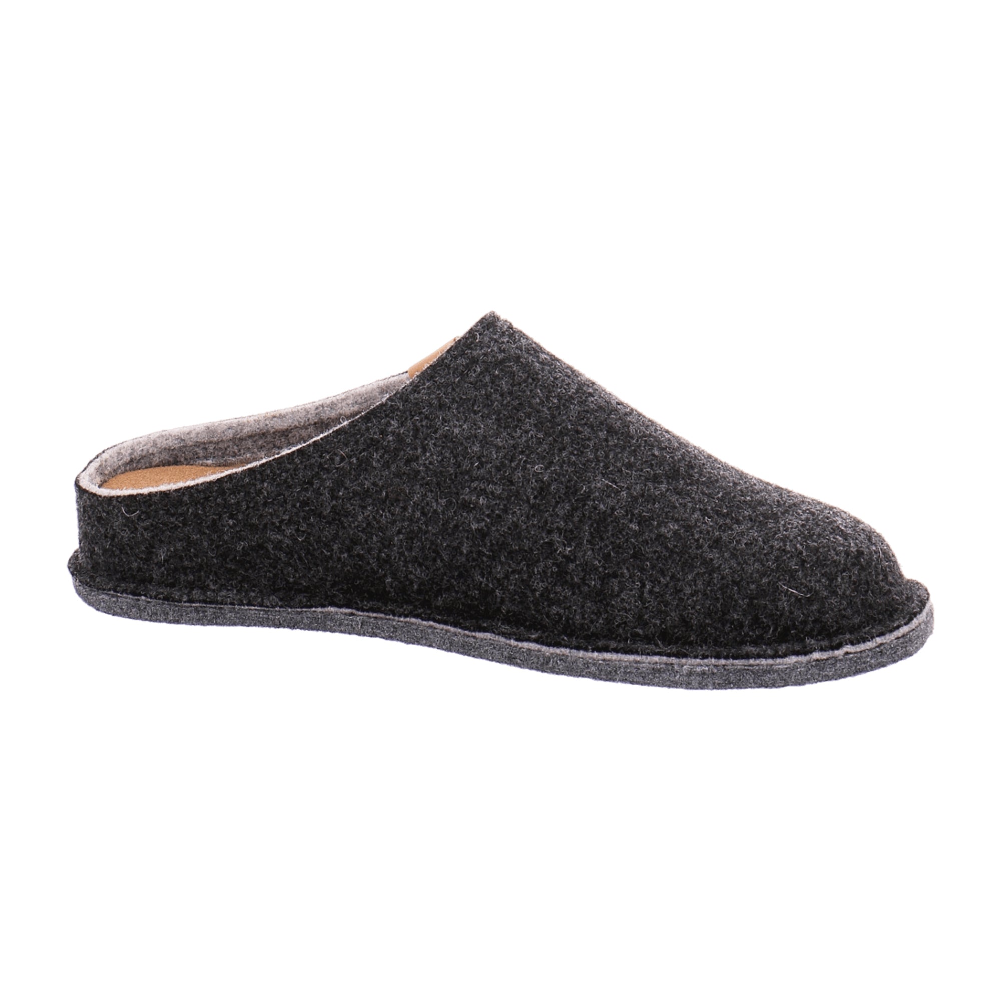 Rohde Lucca 6820-82 Anthracite Felt Women's Shoes Gray Flat Casual Winter