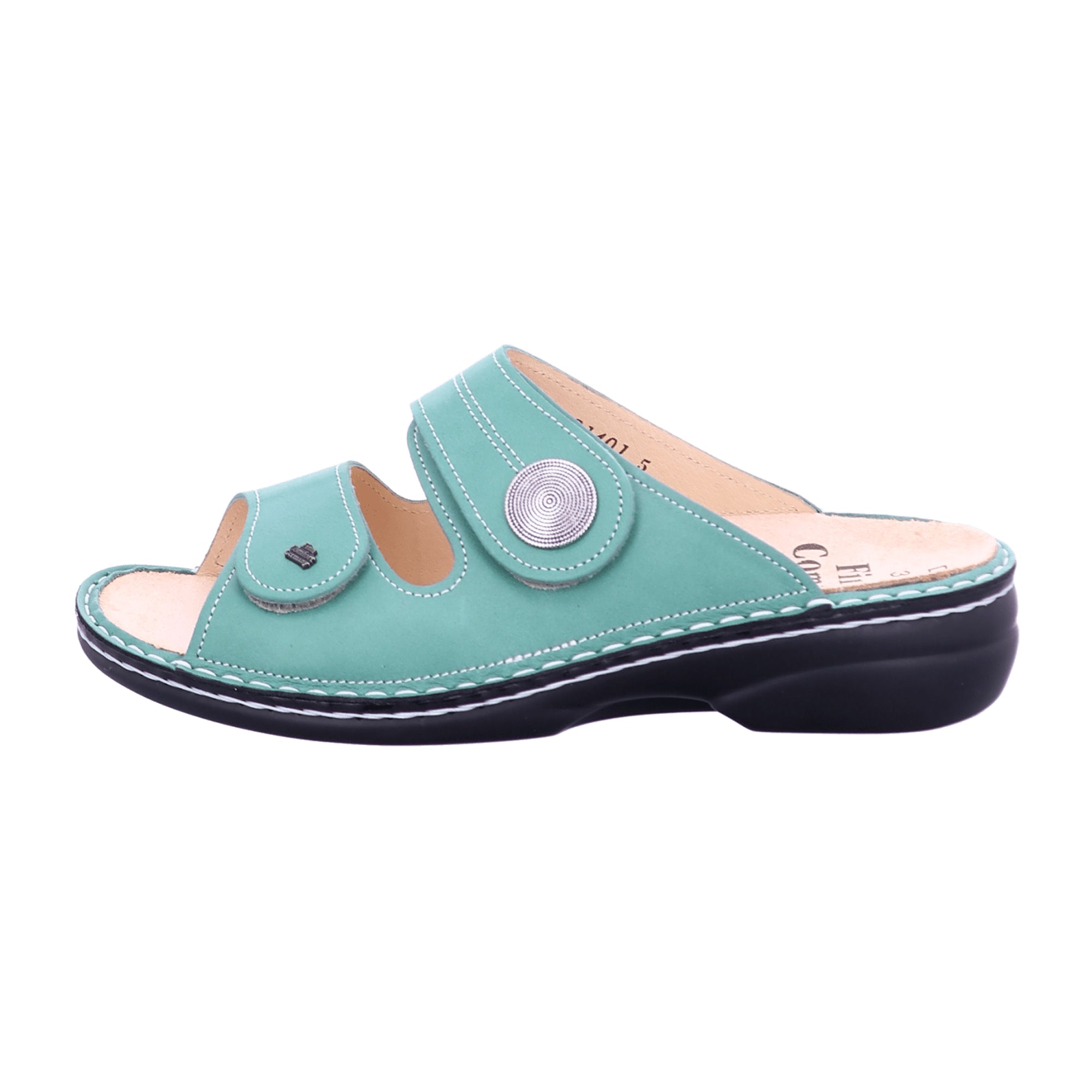 Finn Comfort Sansibar Women's Comfort Sandals, Stylish Green