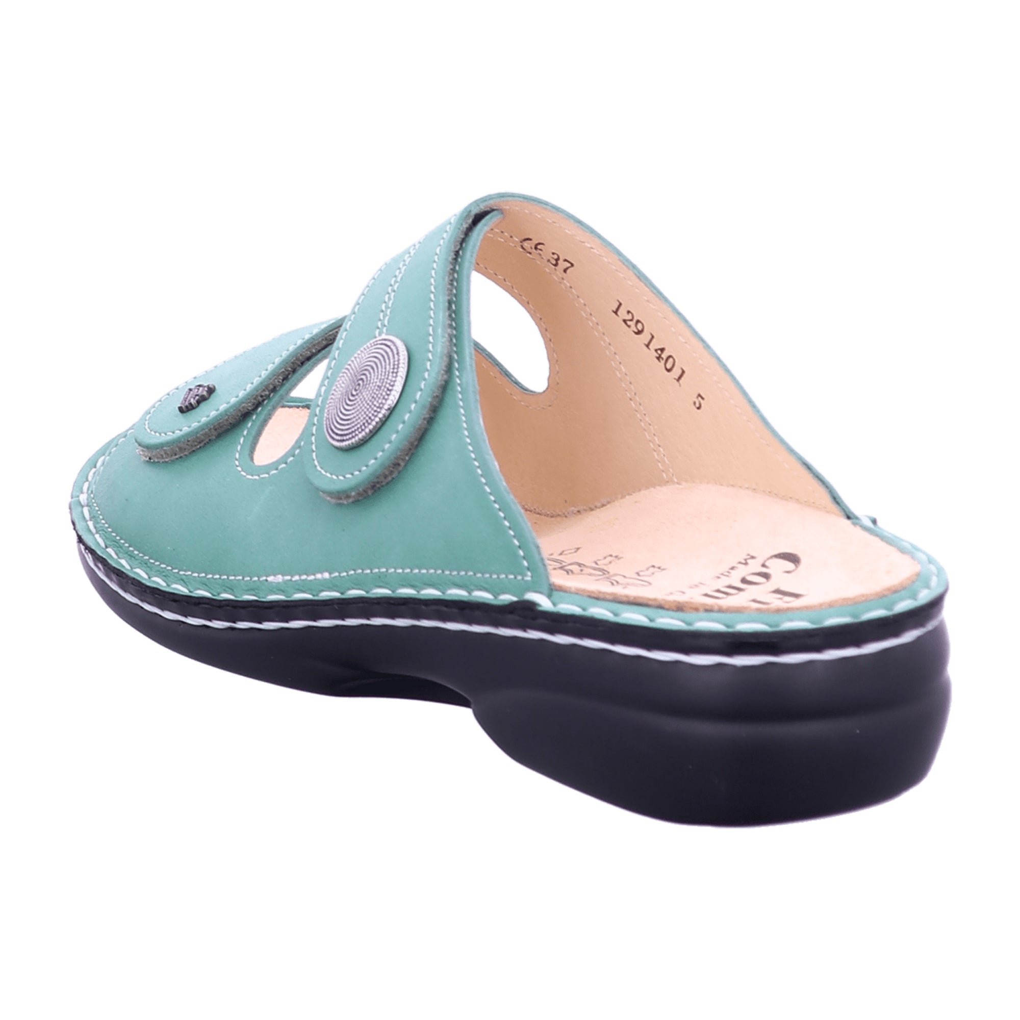 Finn Comfort Sansibar Women's Comfort Sandals, Stylish Green