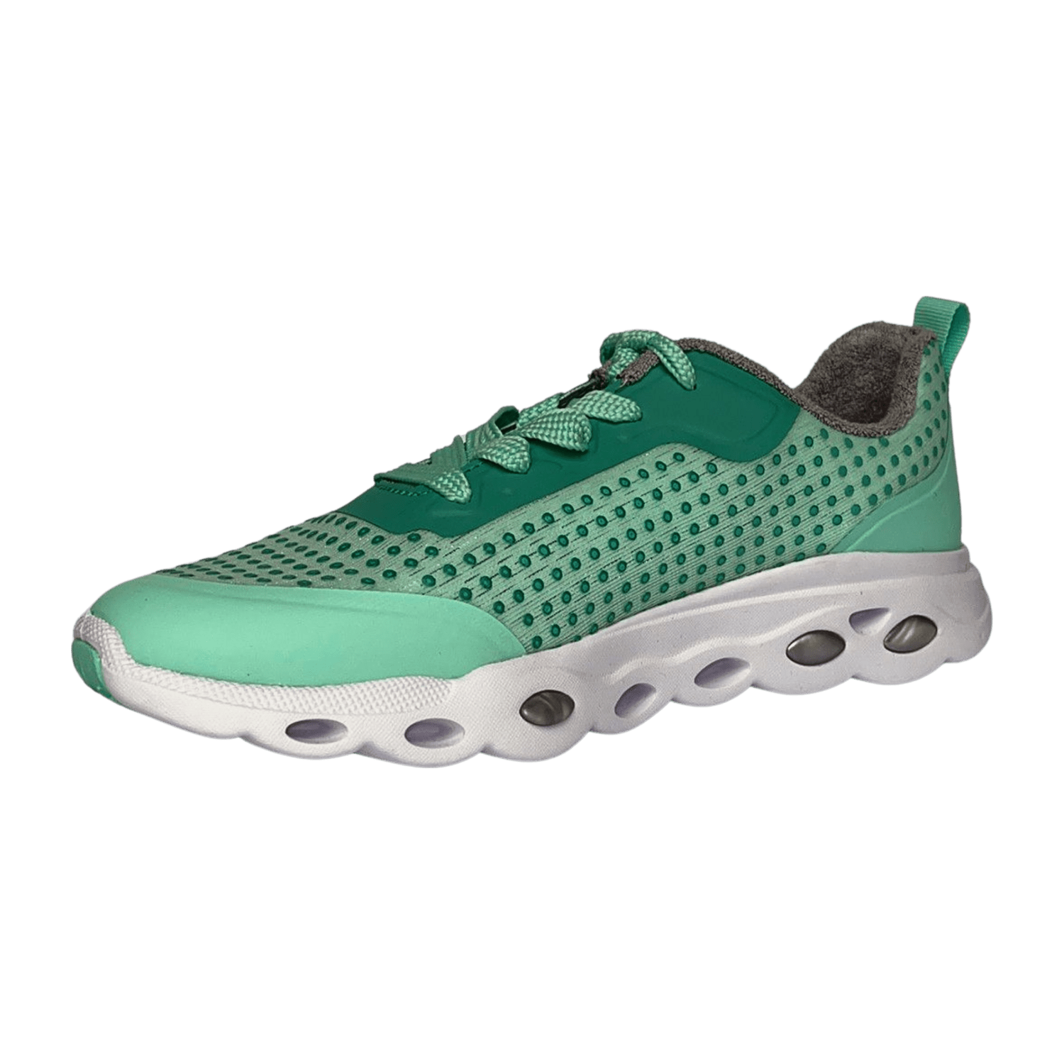 ARA MALIBU Women's Green Round Toe Lace-Up Shoes - Bartel-Shop