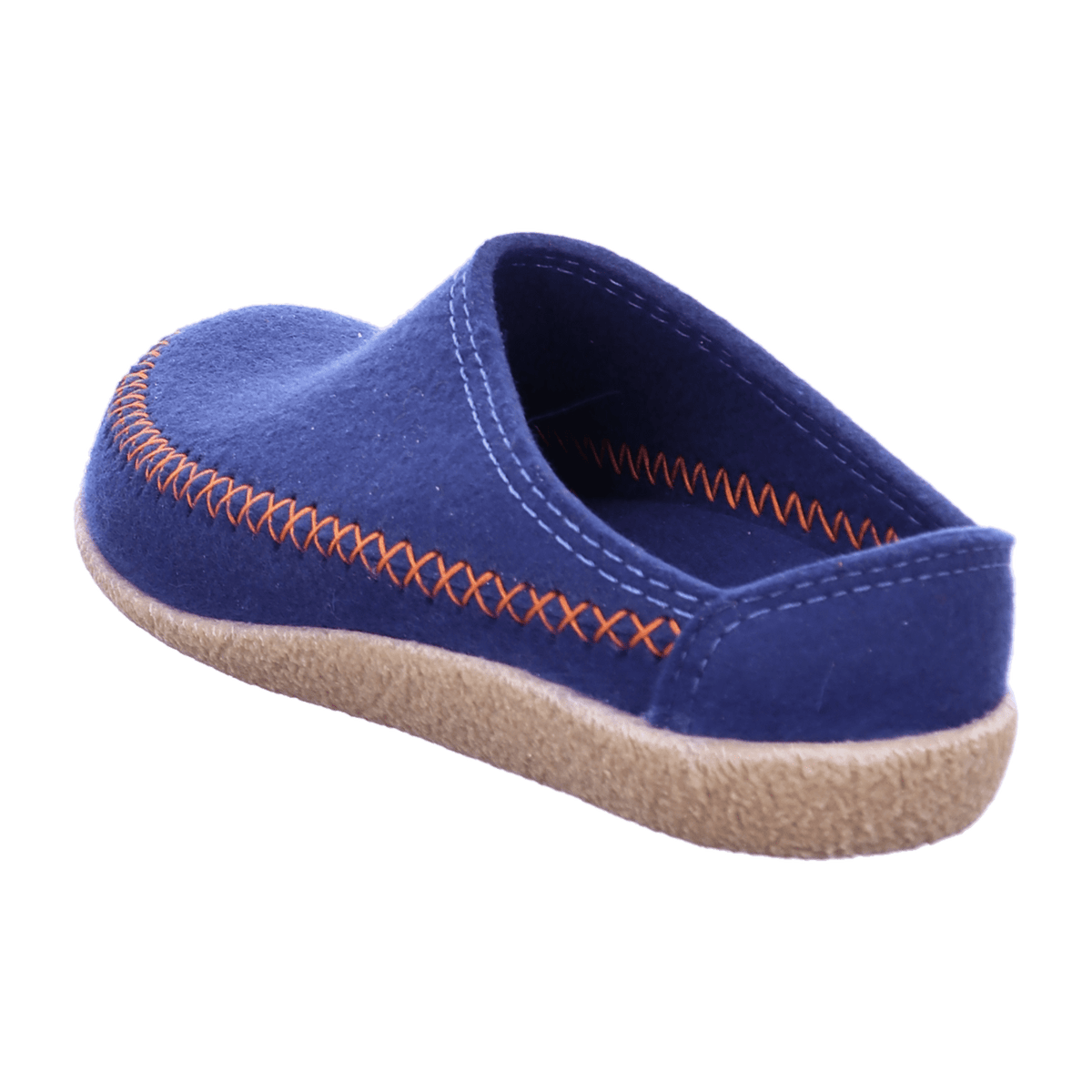 HAFLINGER Blizzard Credo Men's Wool Felt Slippers with Non-Slip Rubber Sole Kaskade