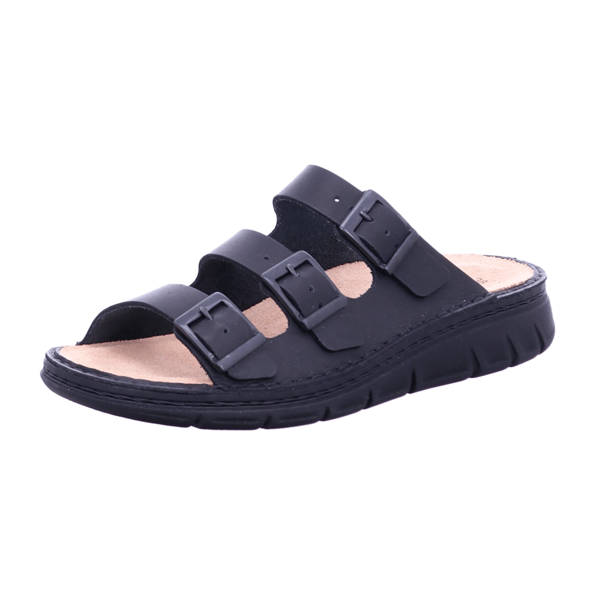 Finn Comfort Barbados-S Women's Comfort Sandals, Elegant Black