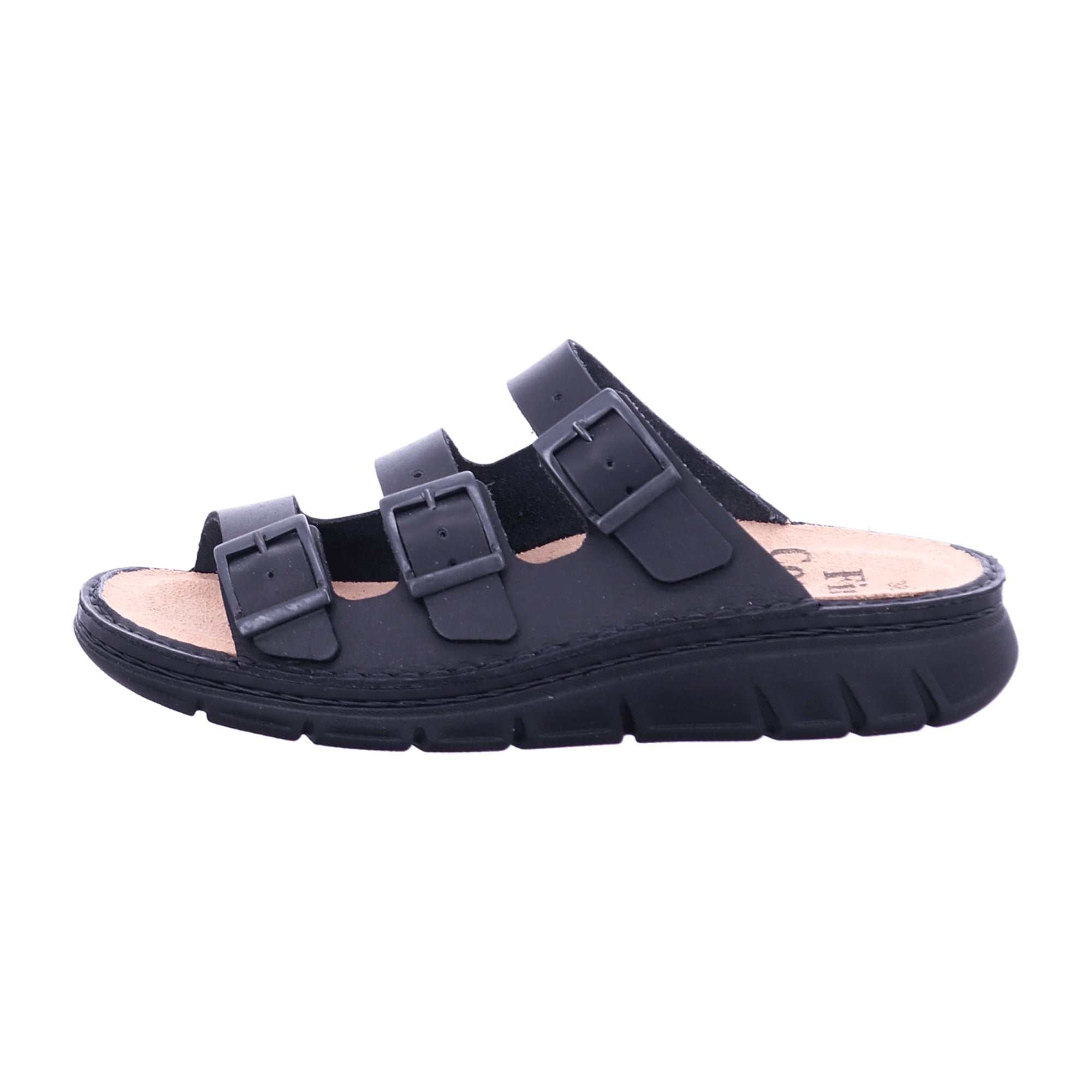 Finn Comfort Barbados-S Women's Comfort Sandals, Elegant Black