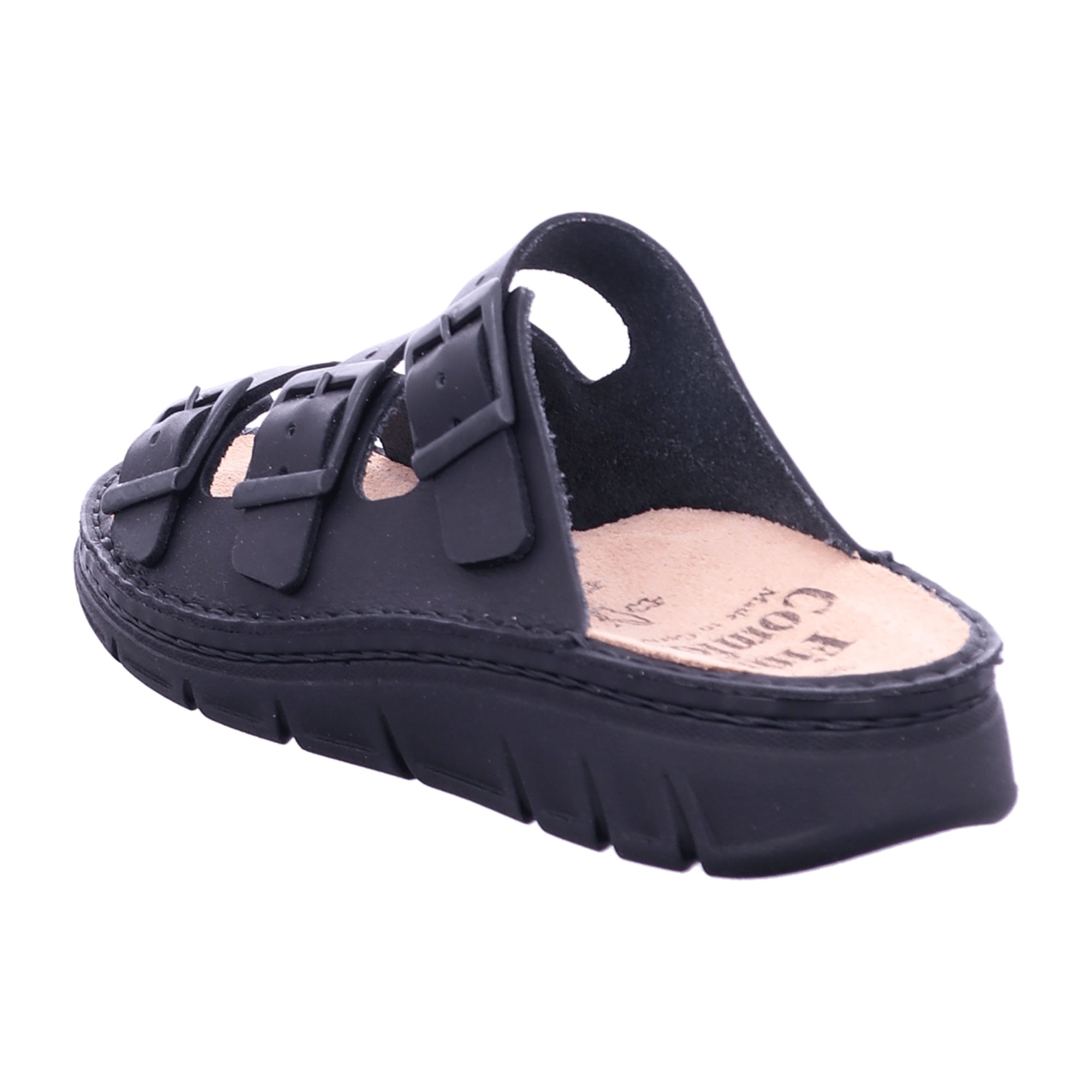 Finn Comfort Barbados-S Women's Comfort Sandals, Elegant Black