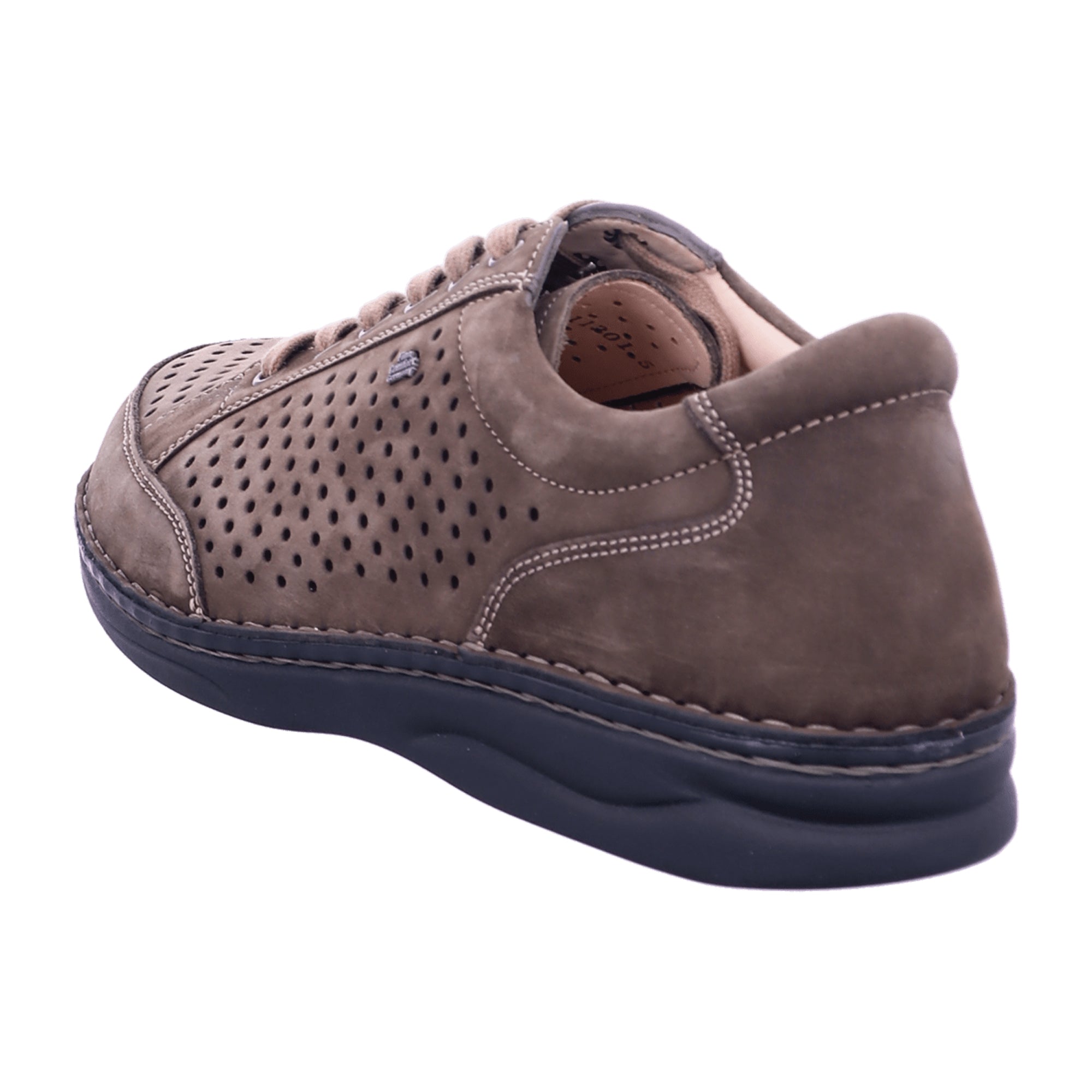 Finn Comfort Bardolino Men's Comfort Shoes, Stylish Brown Leather
