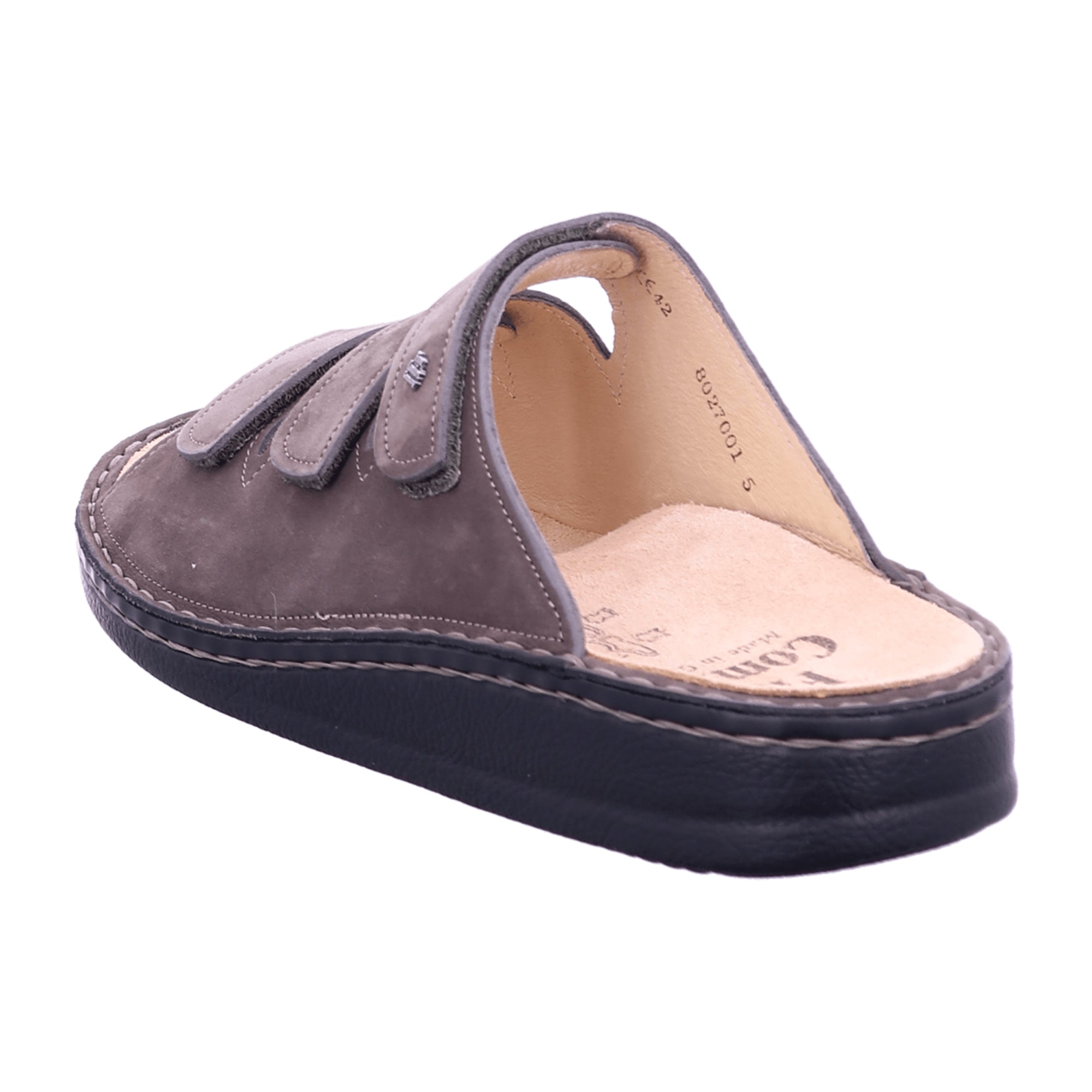 Finn Comfort Korfu Men's Slide Sandals in Gray - Stylish & Comfortable