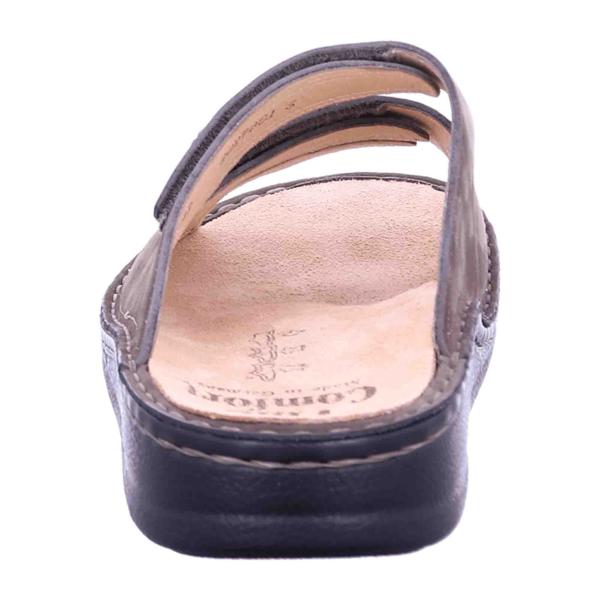 Finn Comfort Korfu Men's Slide Sandals in Gray - Stylish & Comfortable