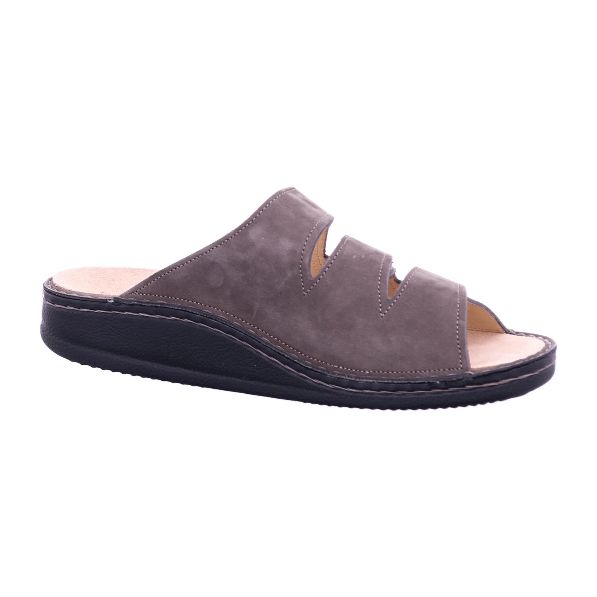 Finn Comfort Korfu Men's Slide Sandals in Gray - Stylish & Comfortable