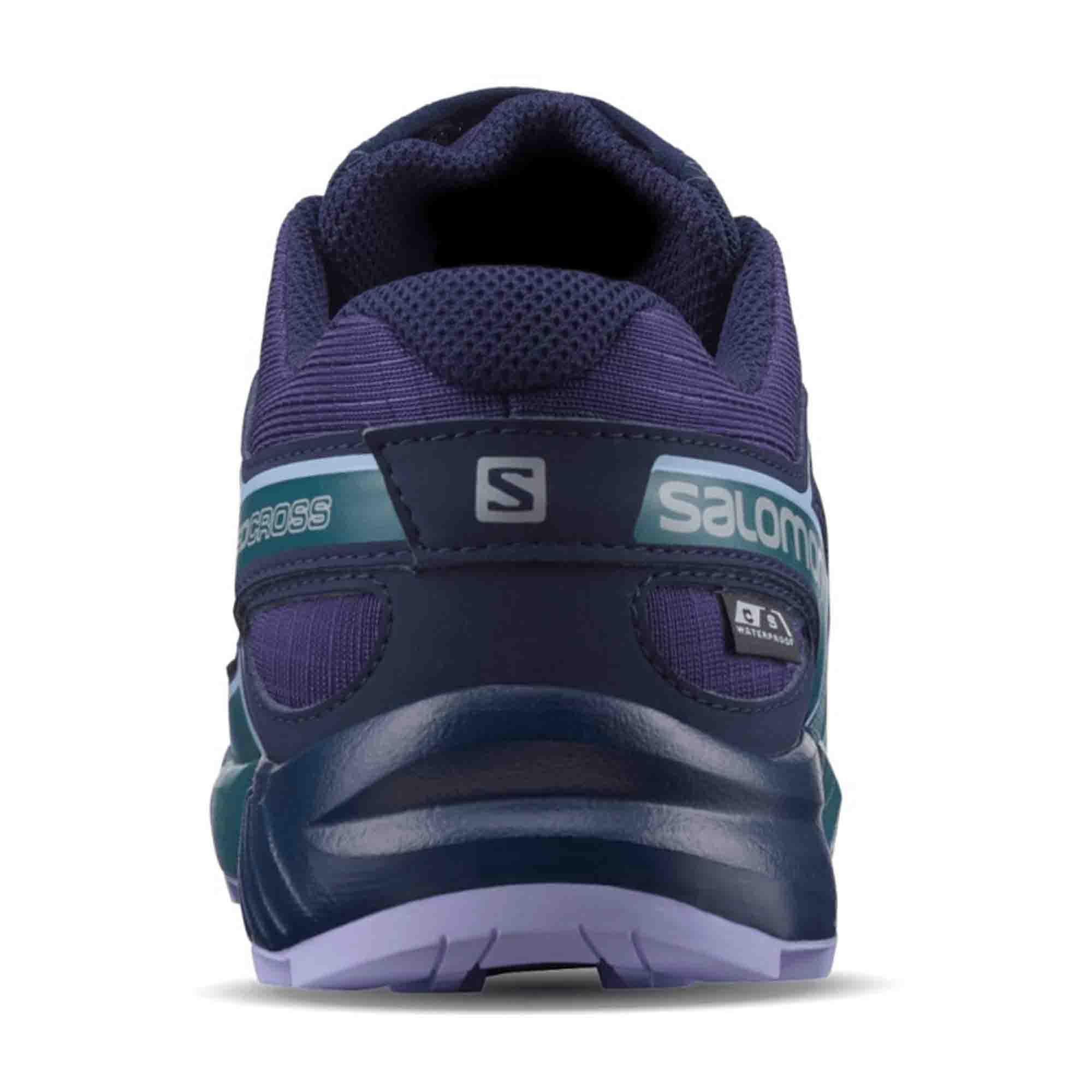 Salomon shoes SPEEDCROSS CSWP J Grape/Mall for children, purple