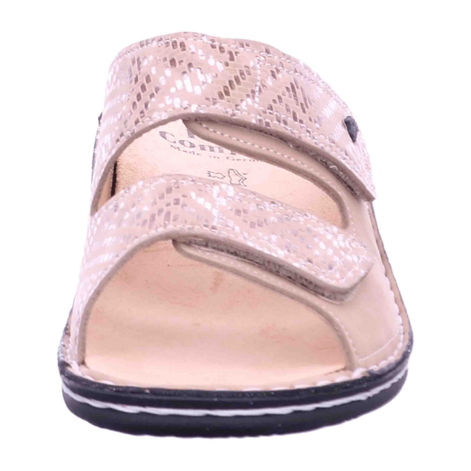 Finn Comfort Women's Beige Comfort Slippers - Stylish & Durable House Shoes New