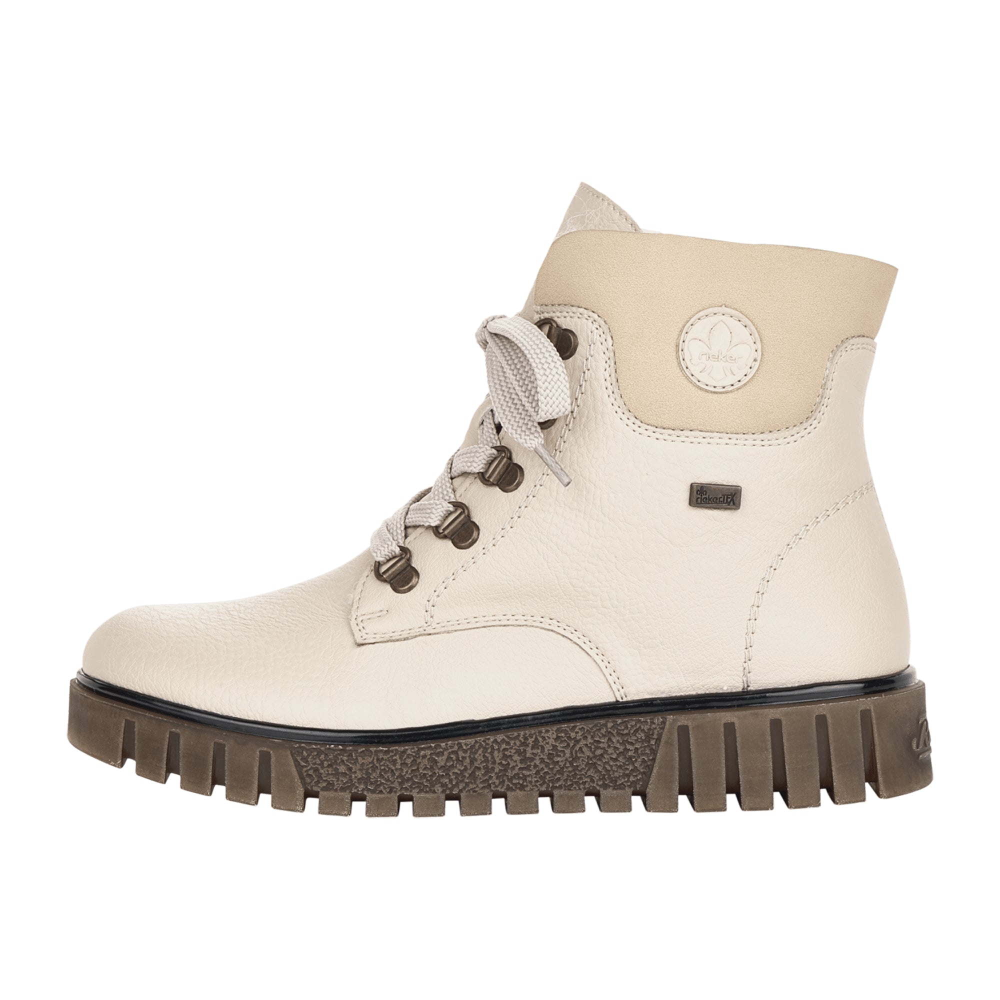 Rieker Beige Women's Shoes Y3433-60 Narrow Fit Comfortable Casual Footwear