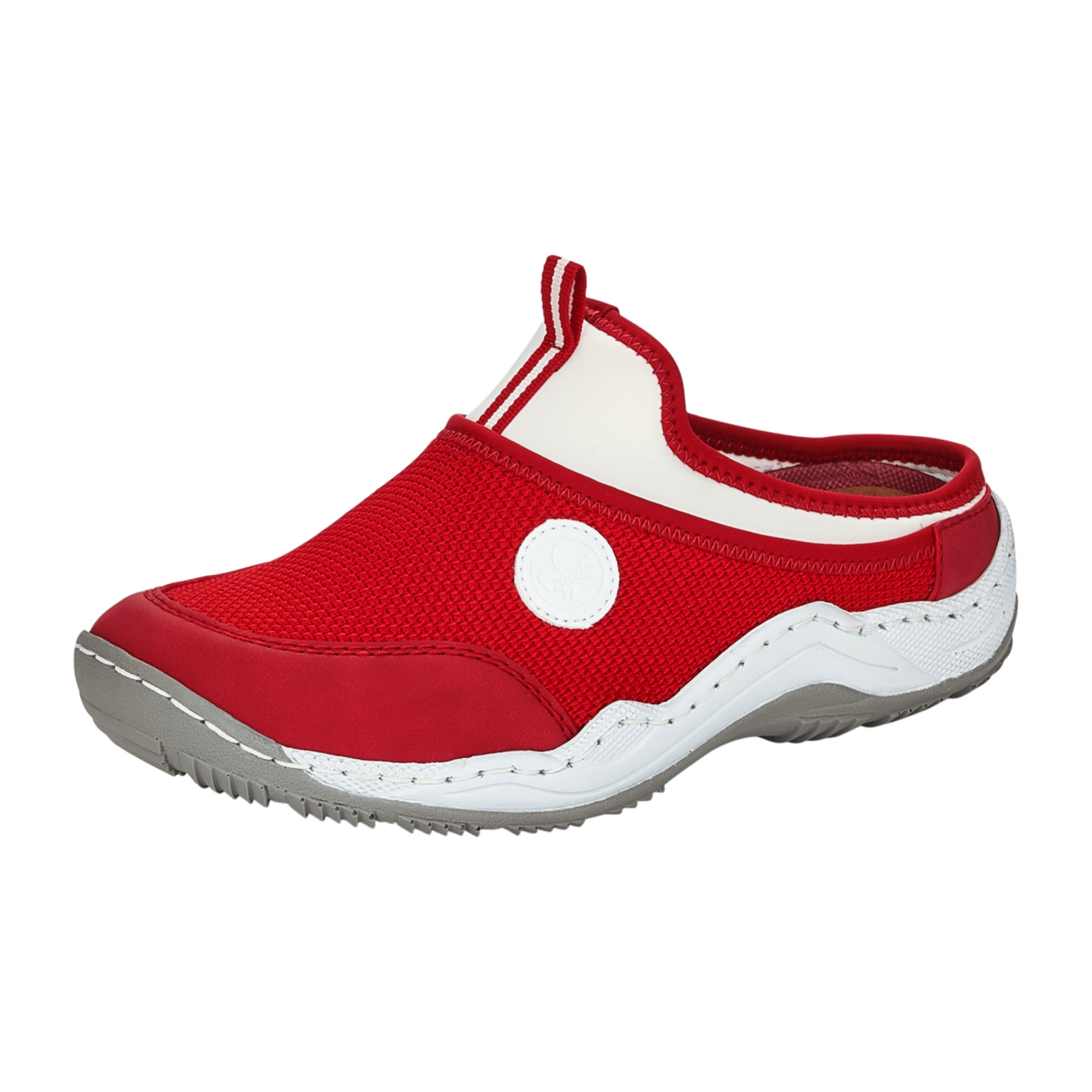 Rieker L055833 L05 Red Women's Shoes for Spring Summer Casual Wear