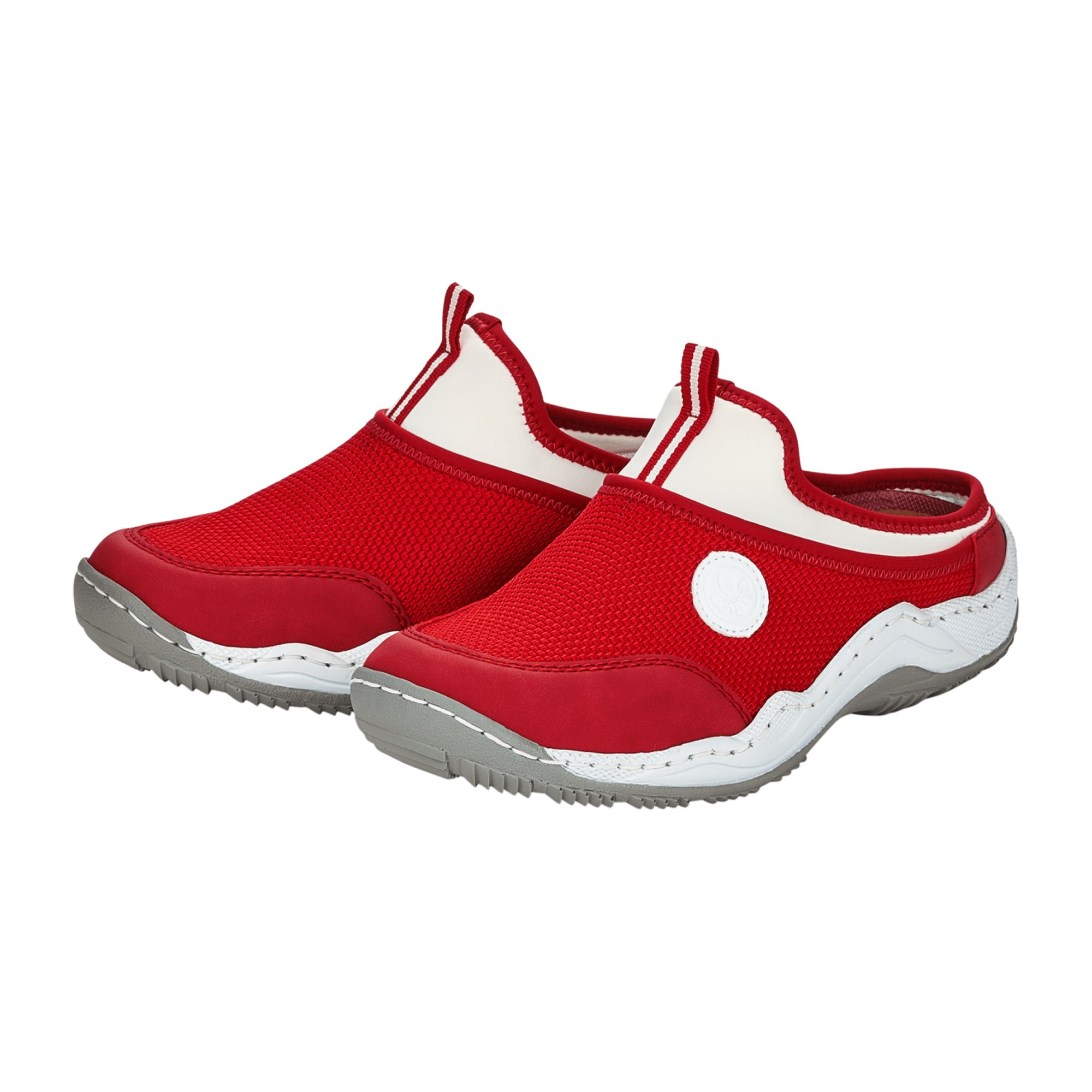Rieker L055833 L05 Red Women's Shoes for Spring Summer Casual Wear