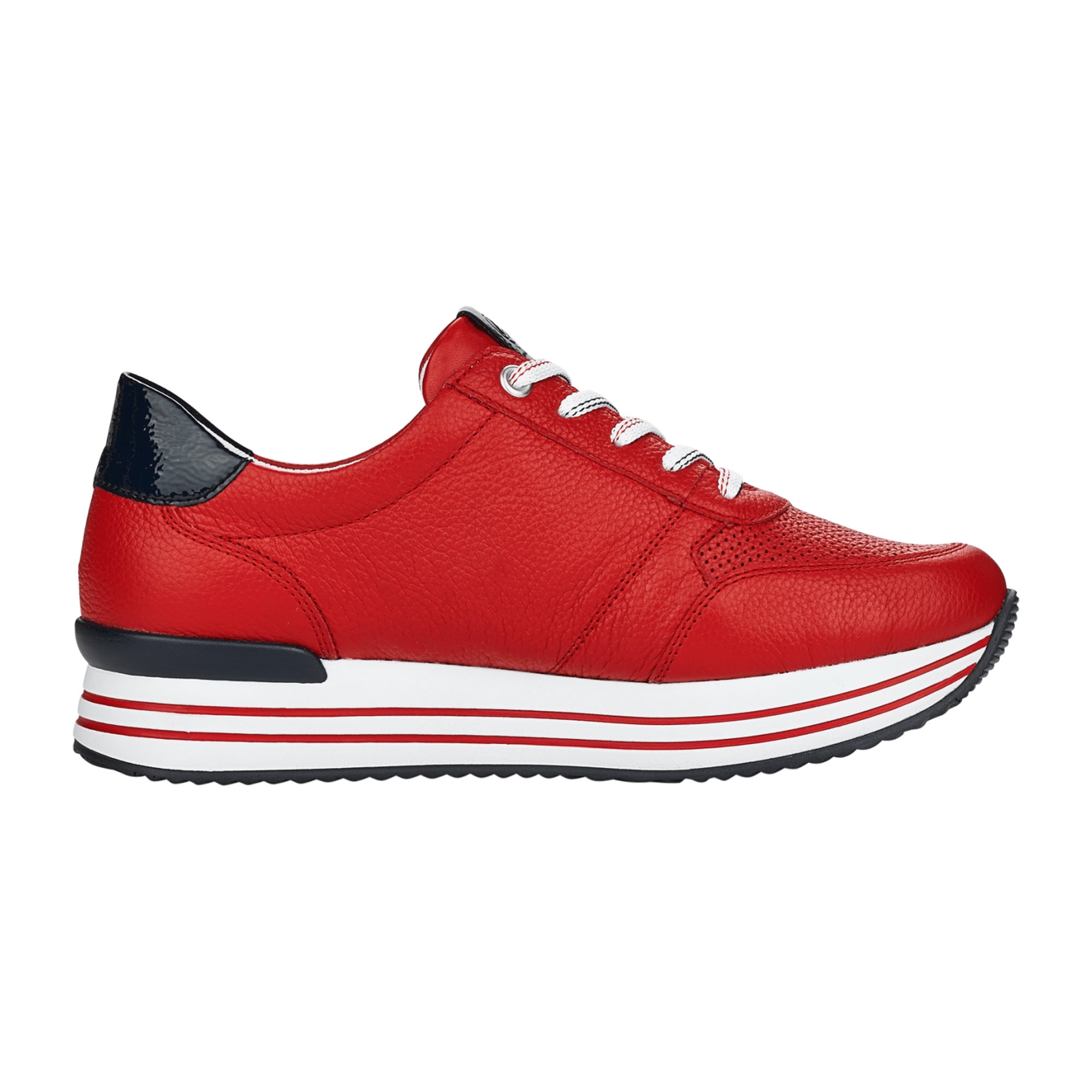 Remonte FS Women's Red Casual Shoes Stylish and Comfortable Footwear