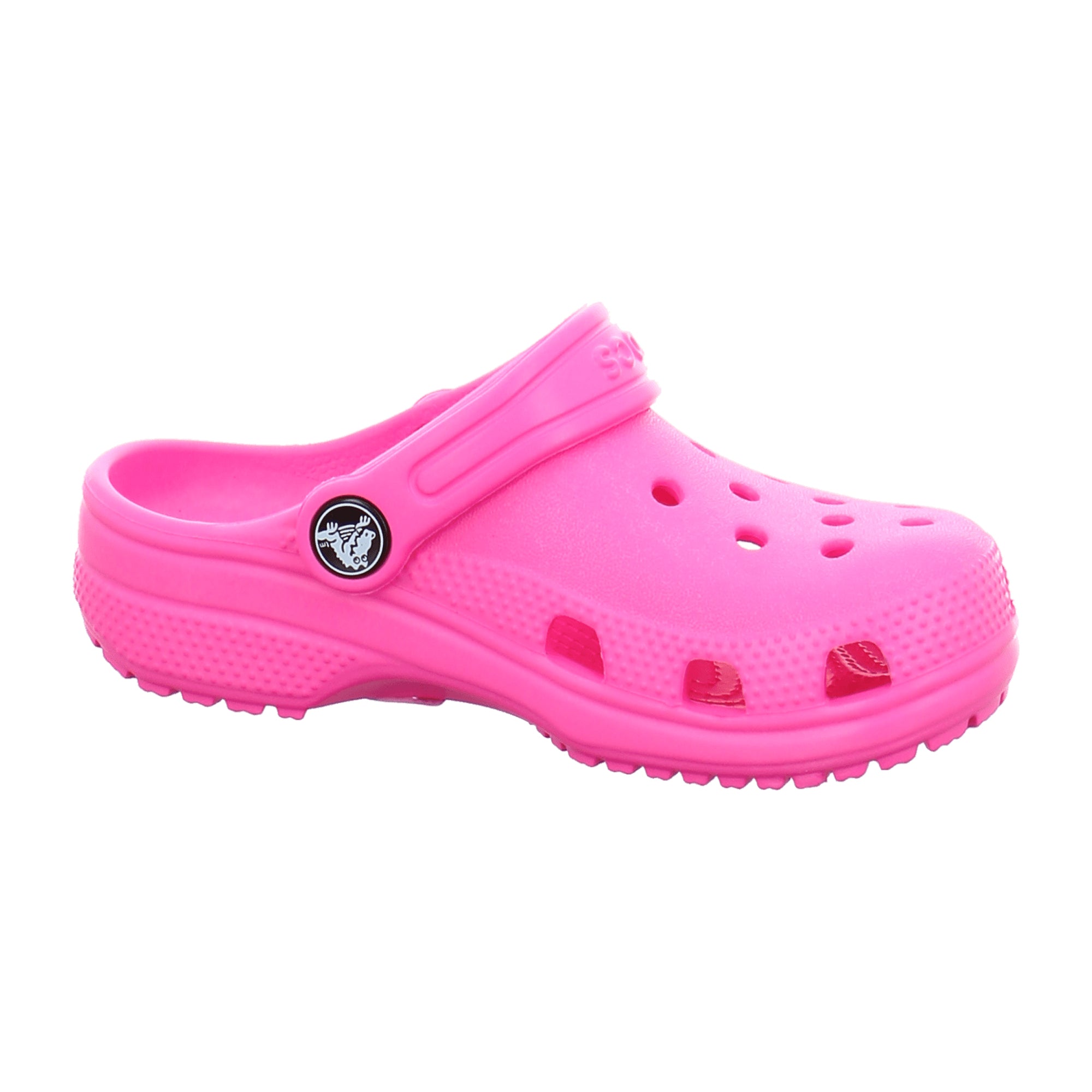 Crocs Classic Clog for Kids - Vibrant Electric Pink, Lightweight and Comfortable