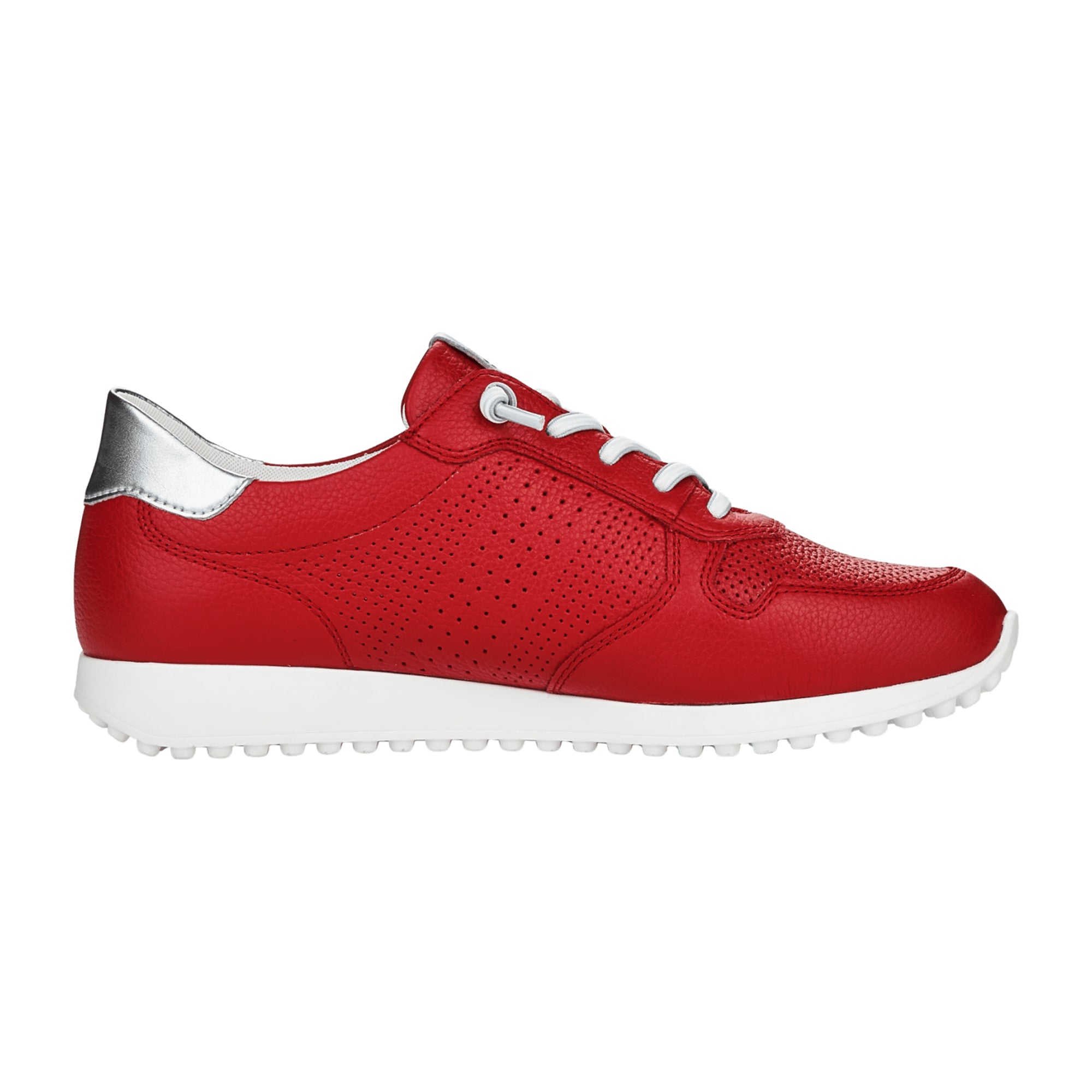 Remonte Red Leather Women's Shoes D310033 D31 with Removable Insole