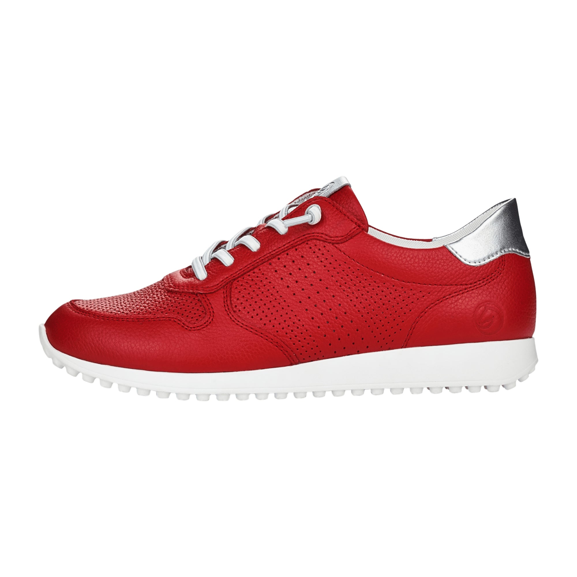 Remonte Red Leather Women's Shoes D310033 D31 with Removable Insole