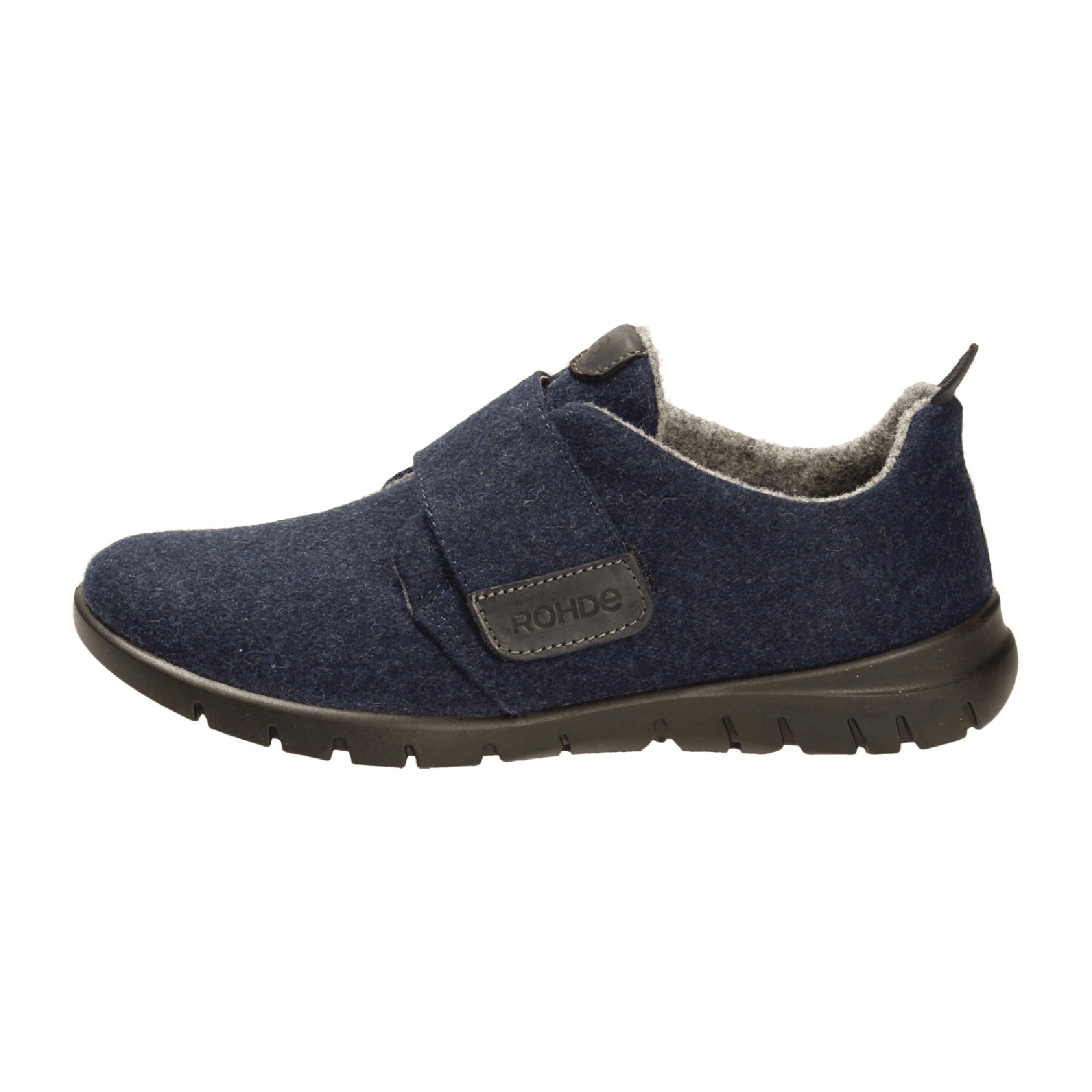 Rohde Blue Women's House Slippers Flat Slip-On Textile Fall Winter