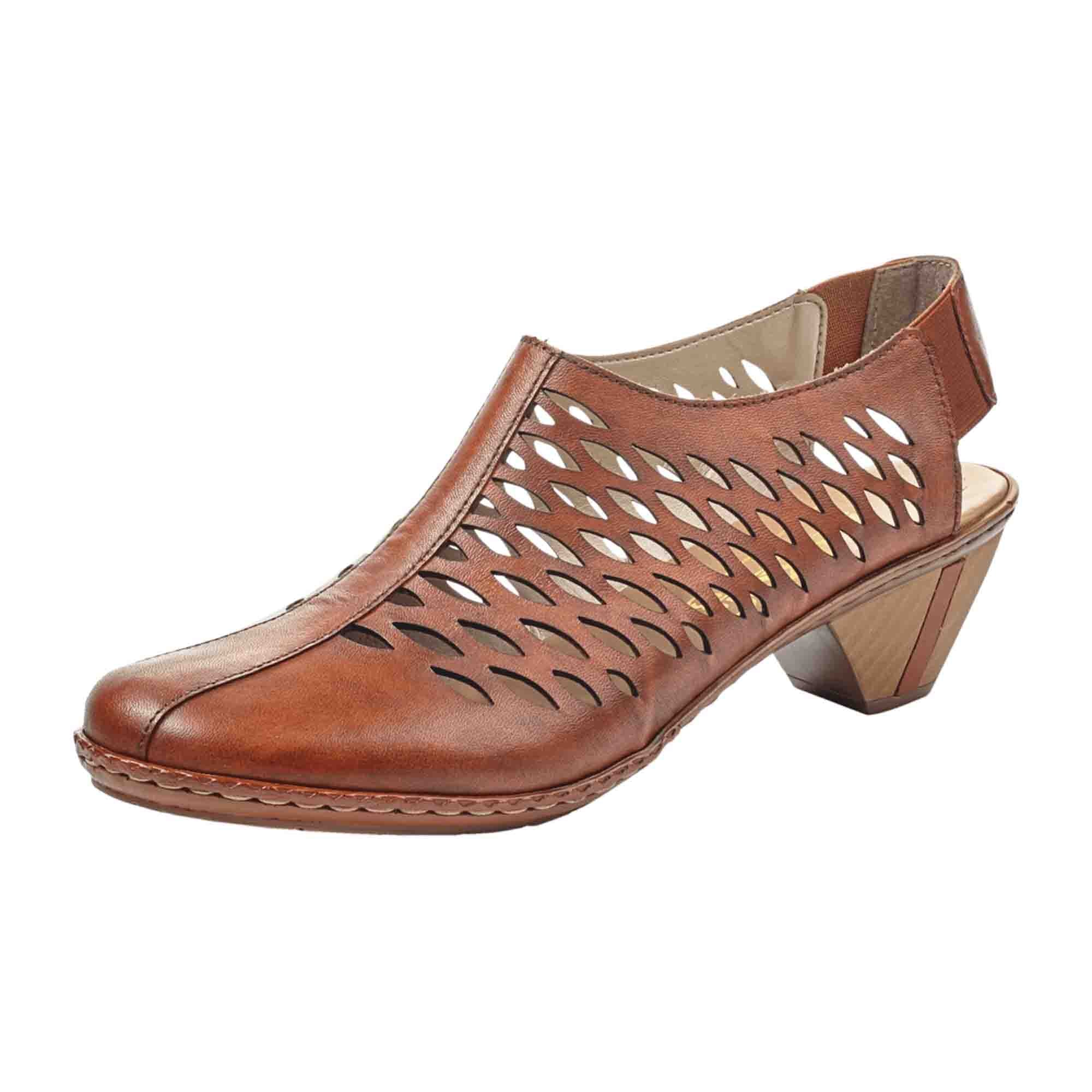 Rieker FSK Women's Brown Slip-On Loafers Comfortable Casual Shoes