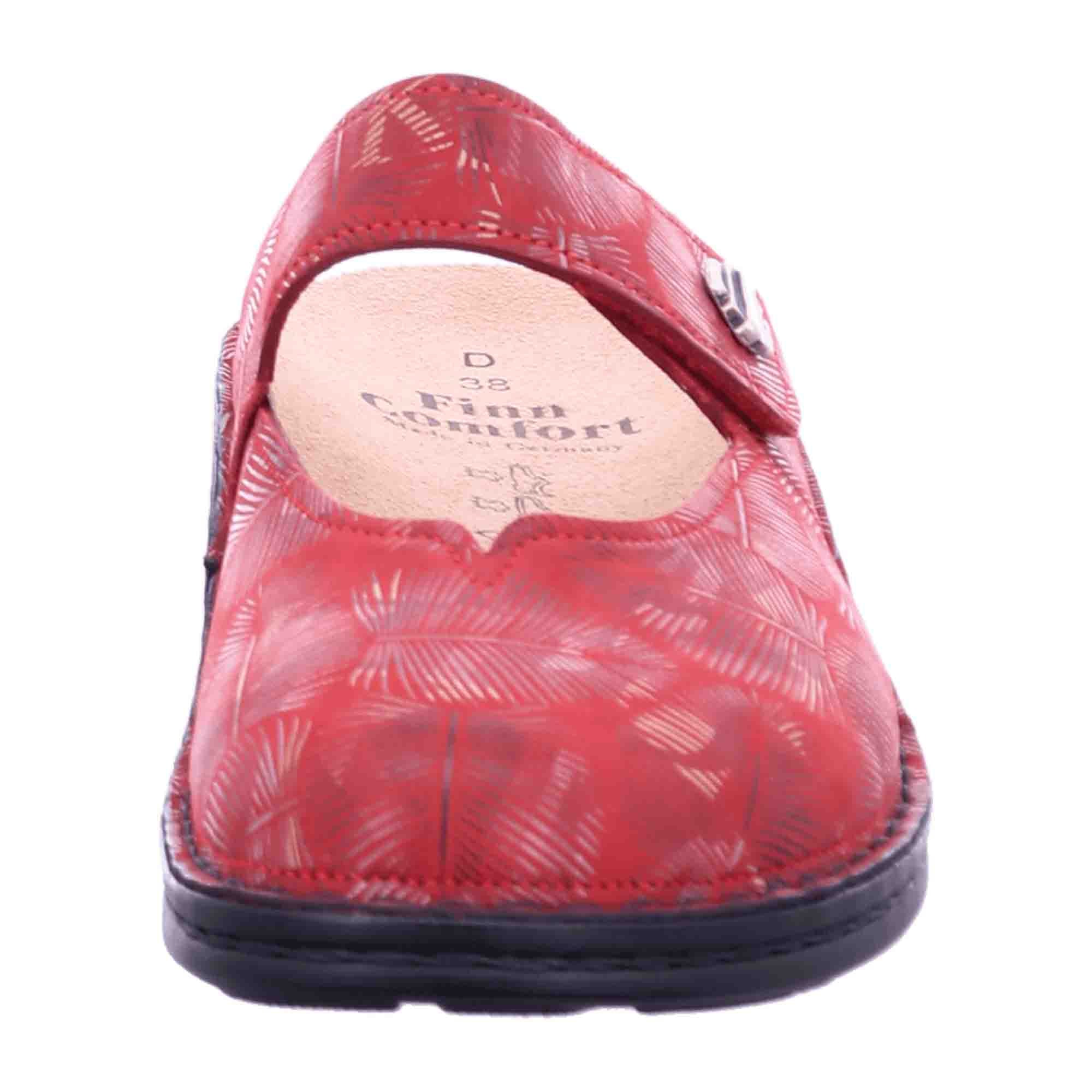 Finn Comfort Roseau Red Women's Comfort Shoes - Stylish & Supportive