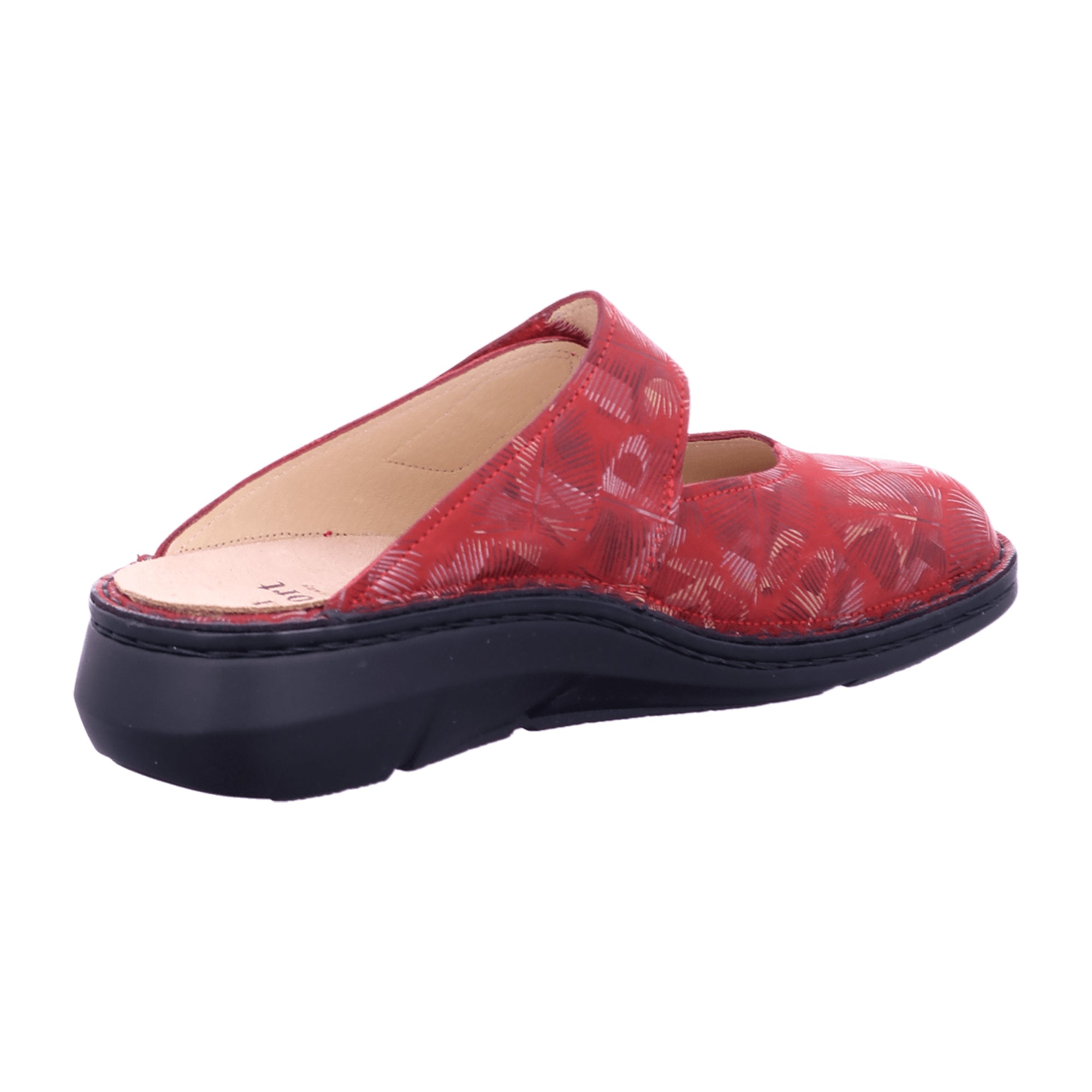 Finn Comfort Roseau Red Women's Comfort Shoes - Stylish & Supportive