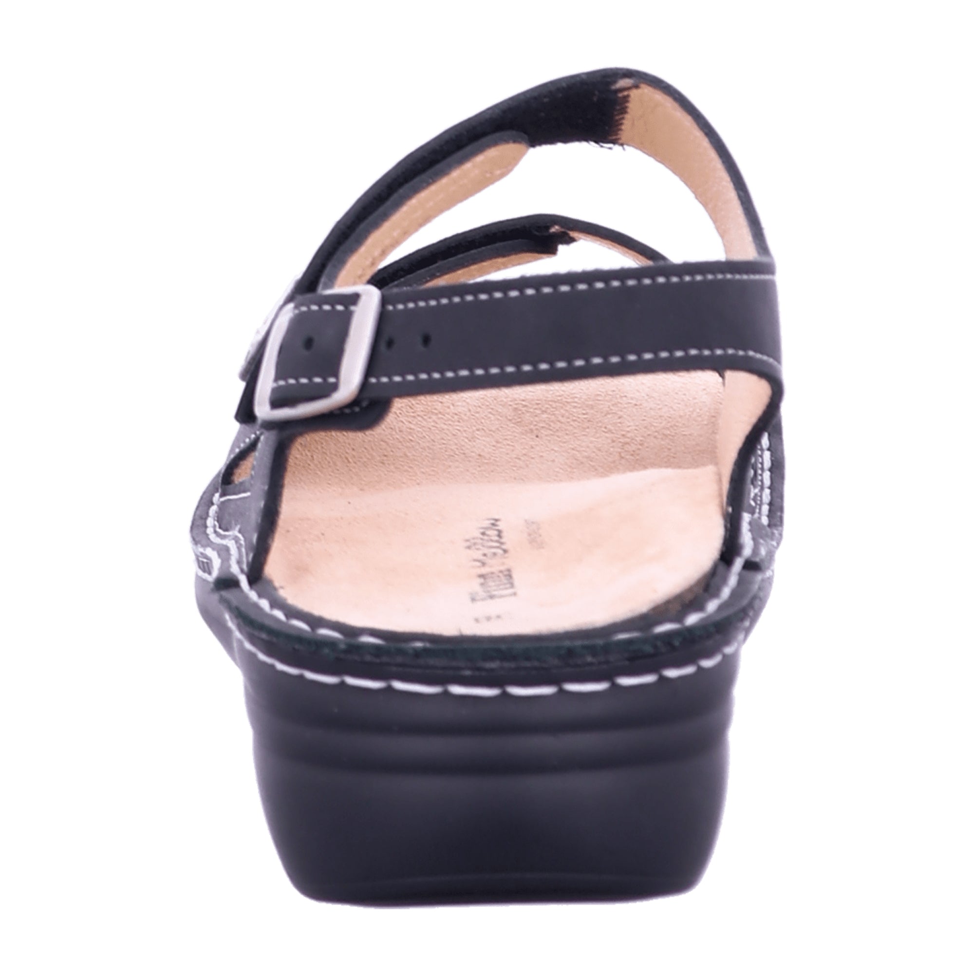 Finn Comfort Barbuda Women's Comfort Sandals - Elegant Black Leather