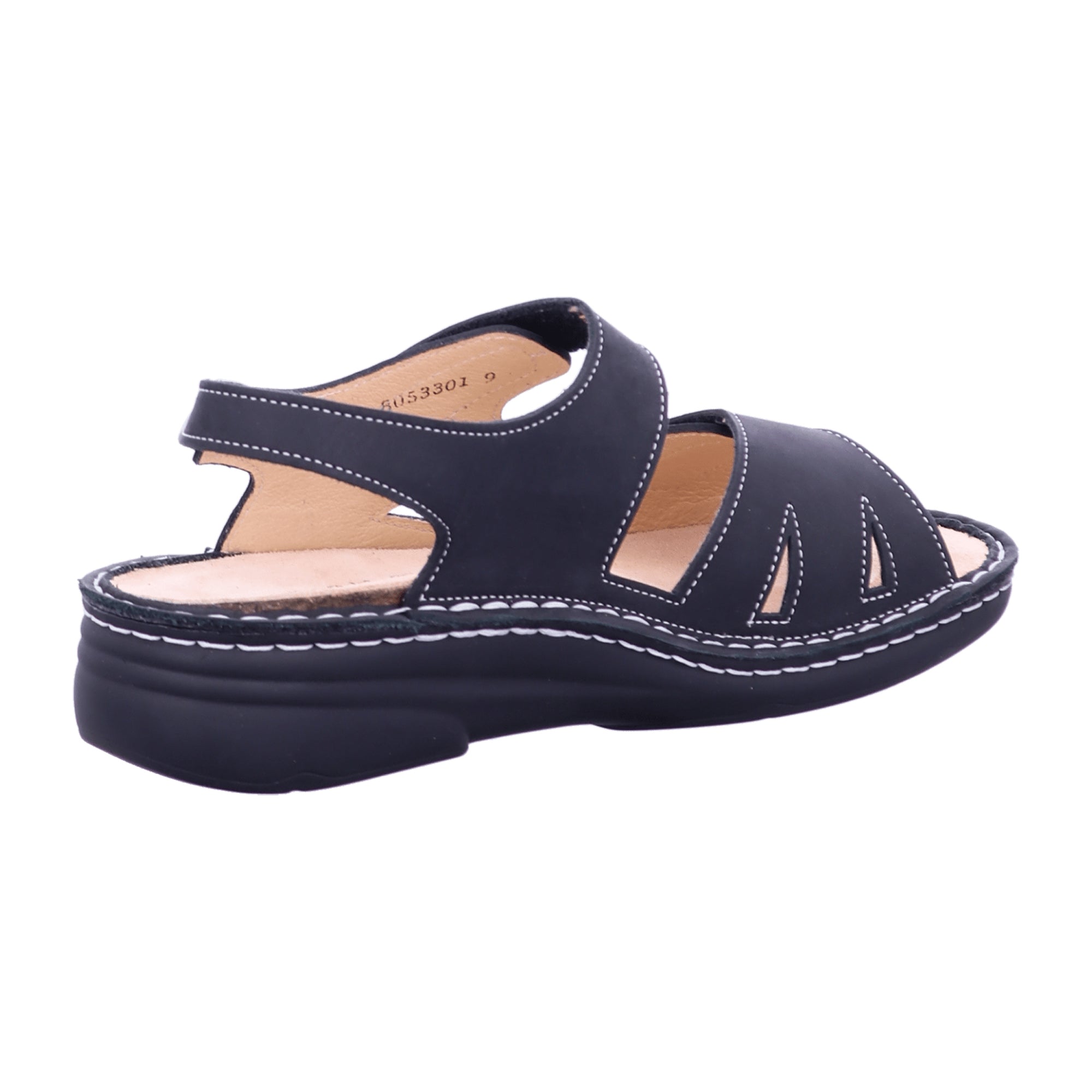 Finn Comfort Barbuda Women's Comfort Sandals - Elegant Black Leather
