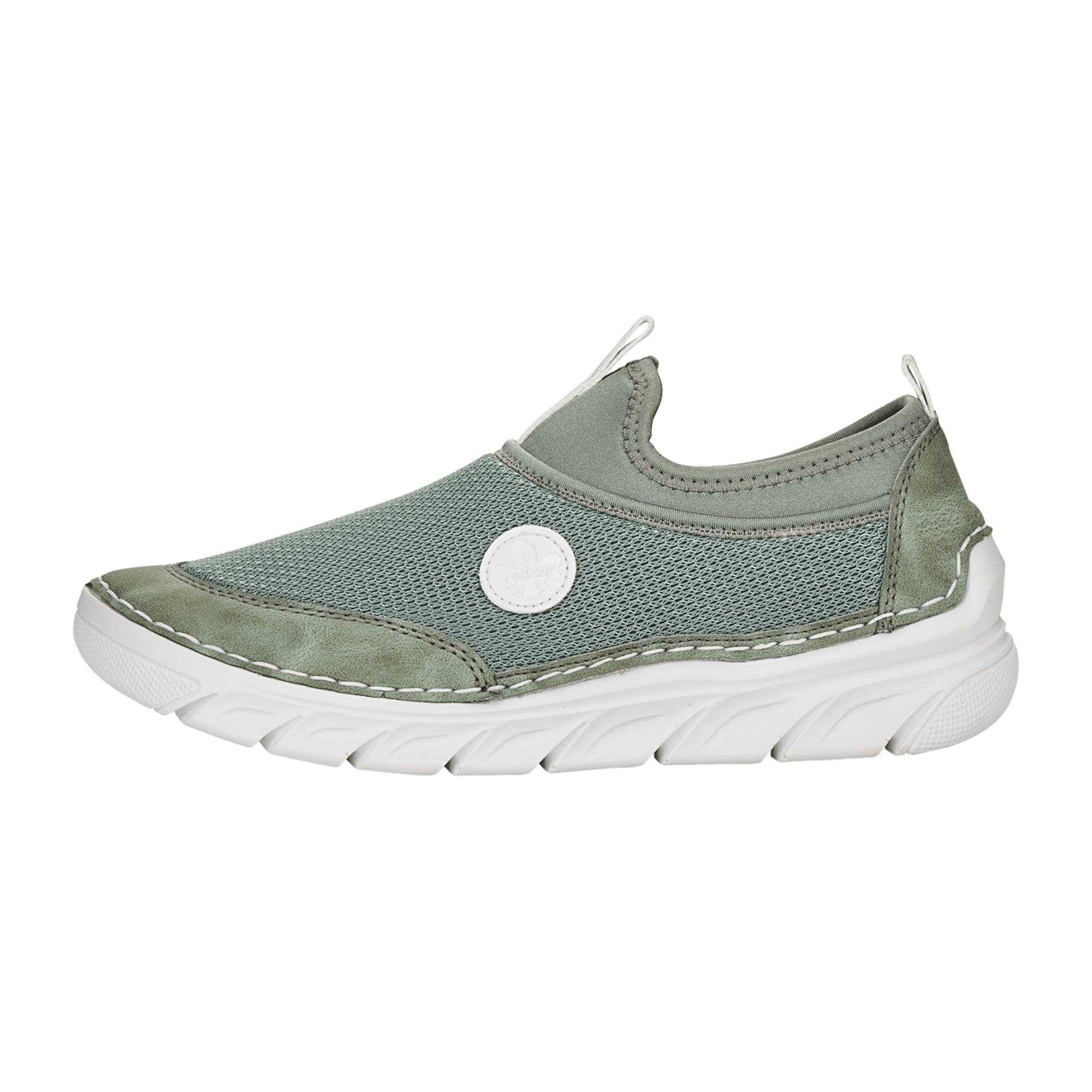 Rieker Olive Women's Sneakers Comfortable Lightweight Shock Absorbing Casual Shoes