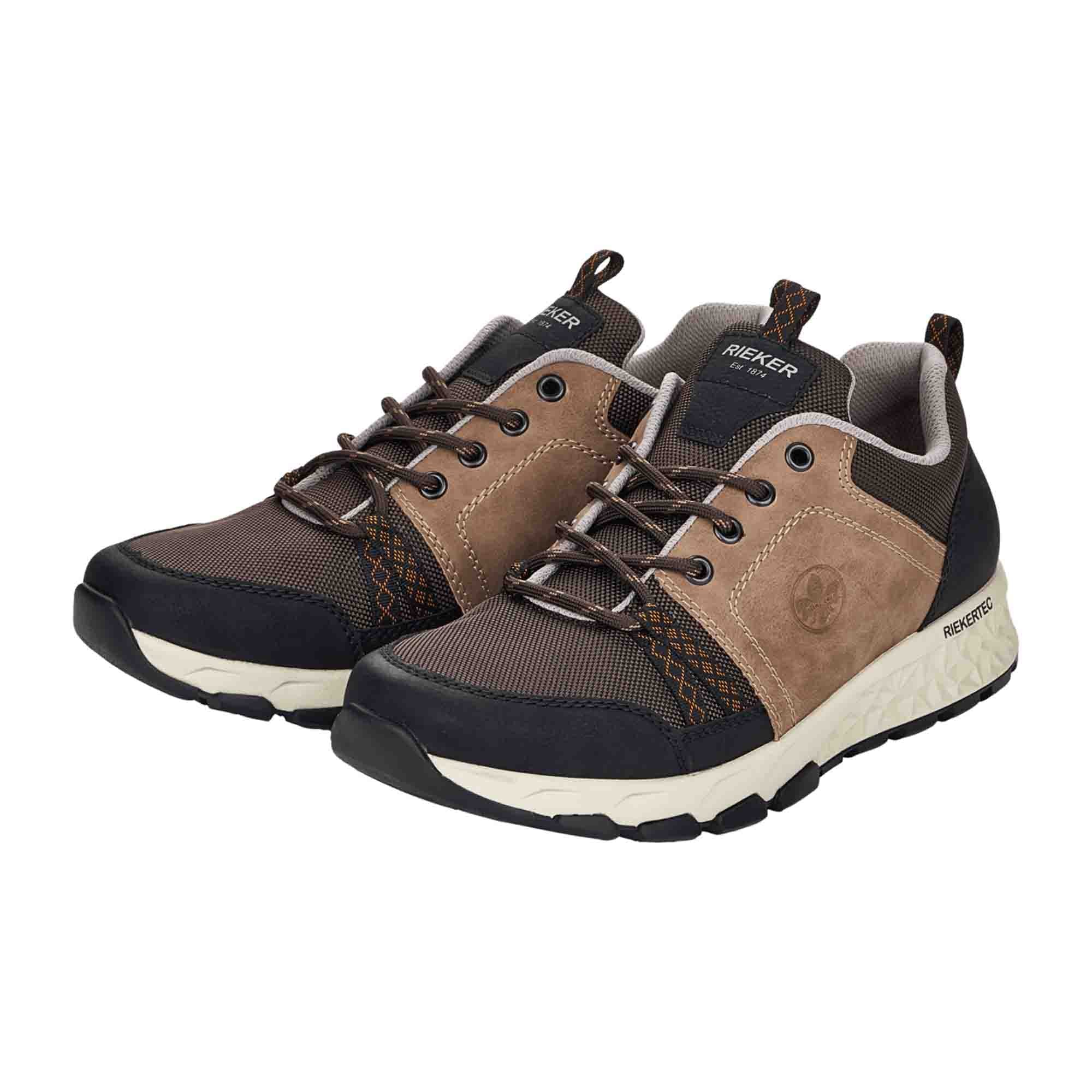 Rieker Men's Brown Casual Shoes Synthetic Upper Textile Lining Flexible Sole