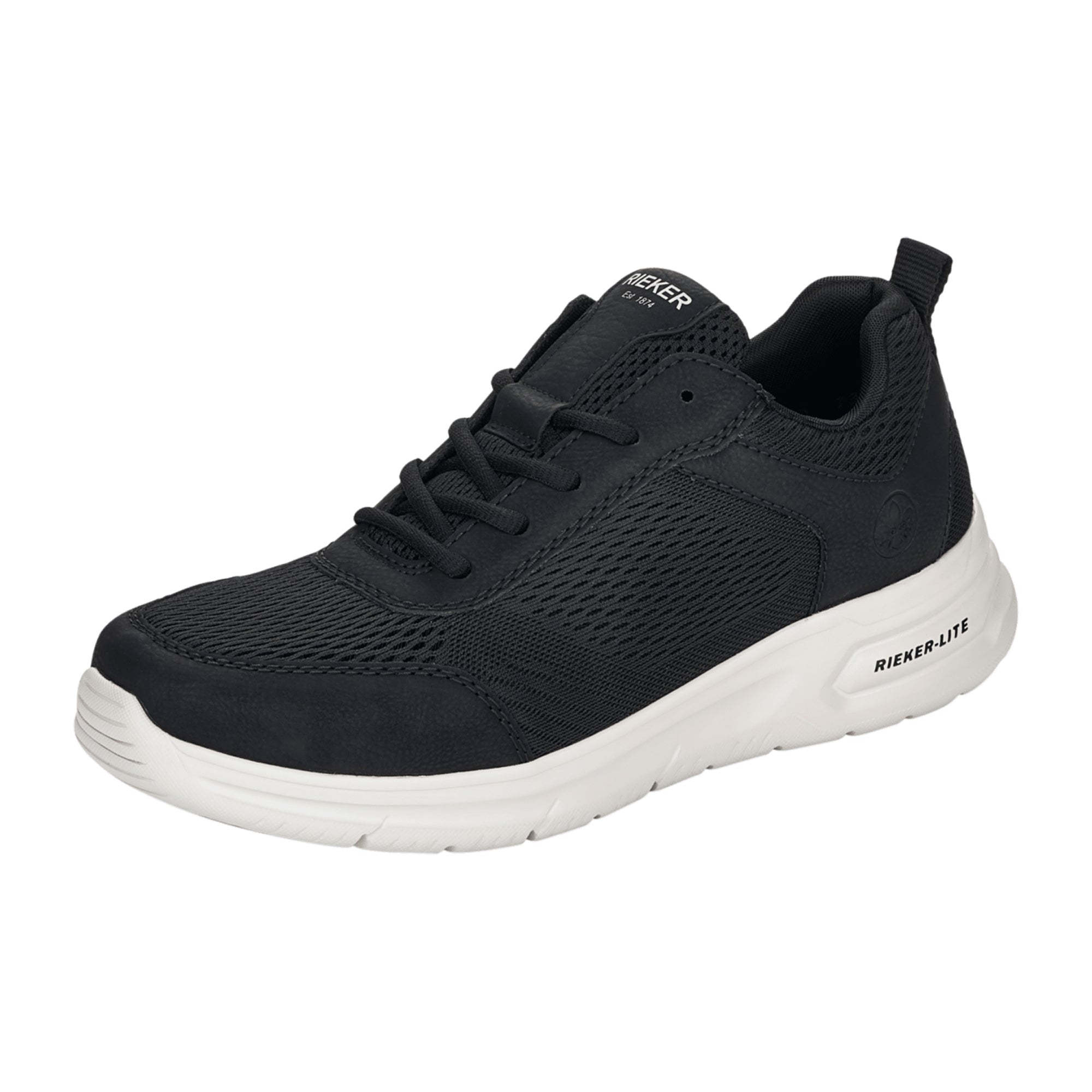 Rieker FSK Men's Black Lace-Up Shoes Comfortable and Stylish Fast Shipping