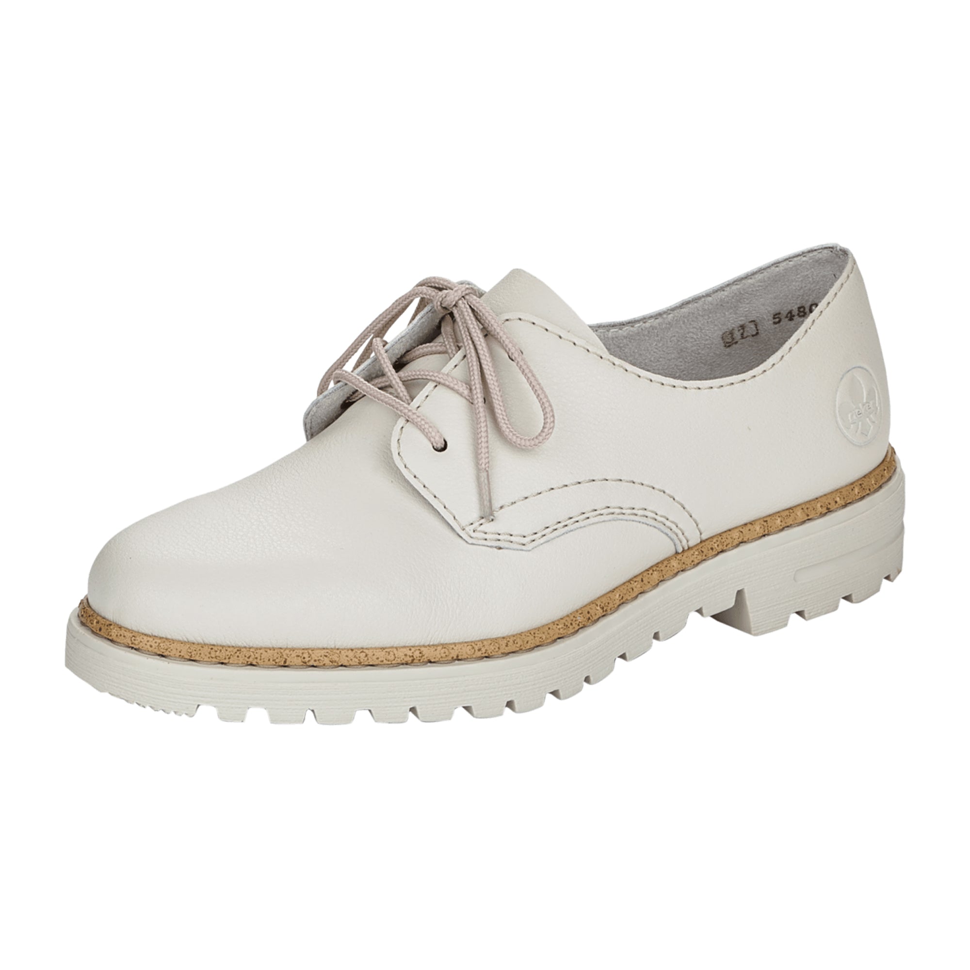 Rieker FSK Women's White Casual Shoes with Laces Comfortable and Stylish