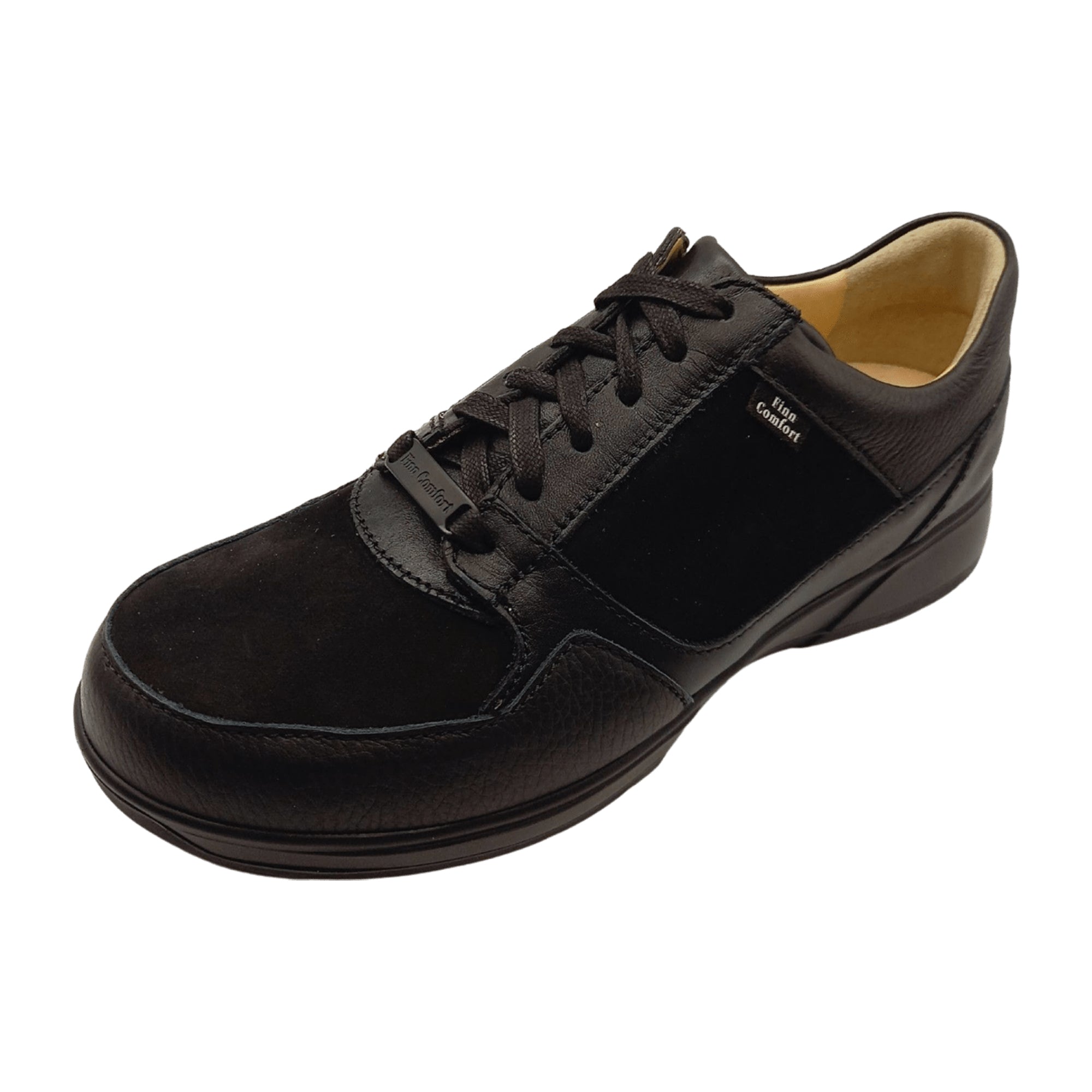 Finn Comfort Mellow Men's Shoes - Stylish Black Comfort Footwear