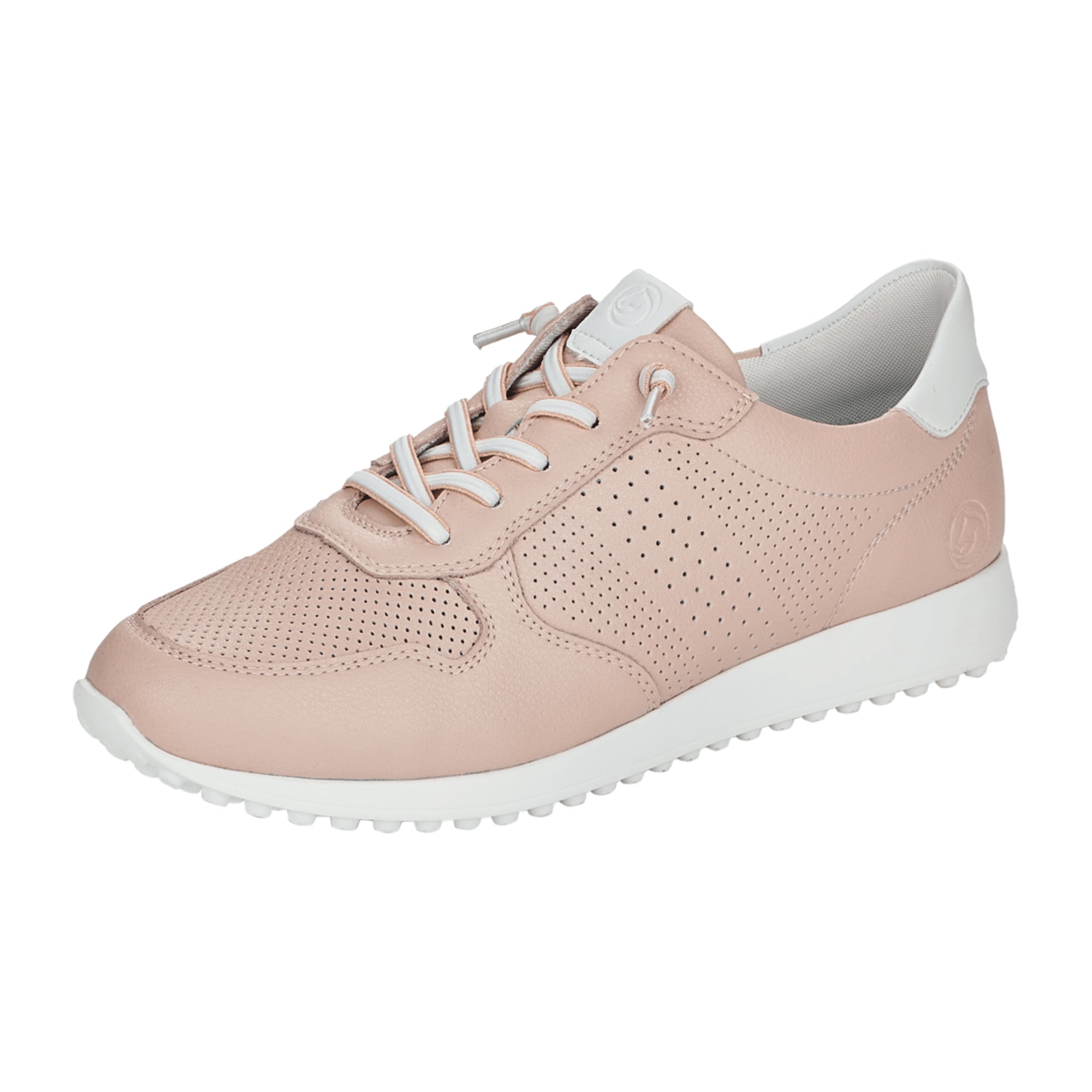 Remonte D310031 Pink Women's Slip-On Shoes with Textile Lining and Flat Sole