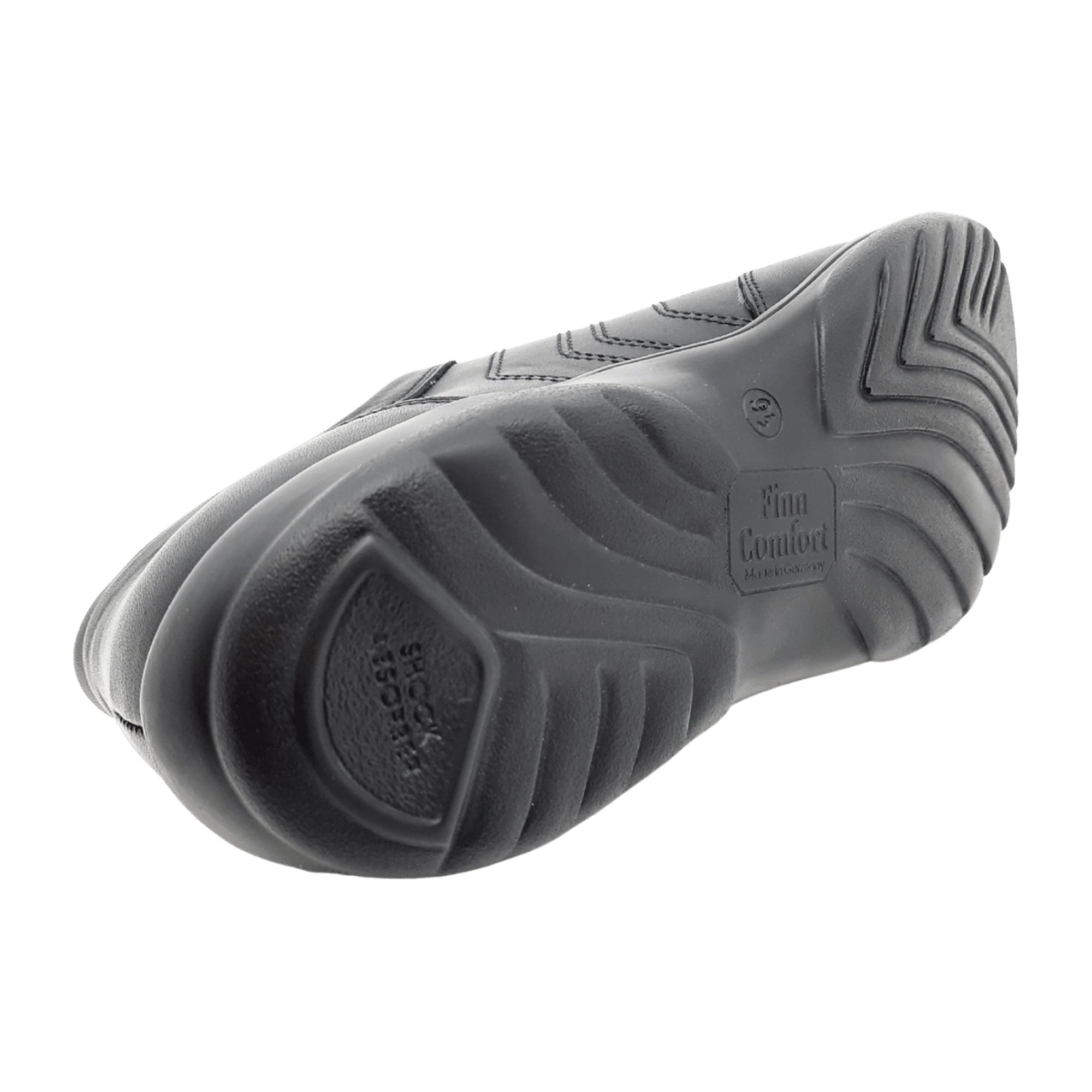 Finn Comfort Syracuse Men's Comfortable Black Leather Shoes - Durable & Stylish