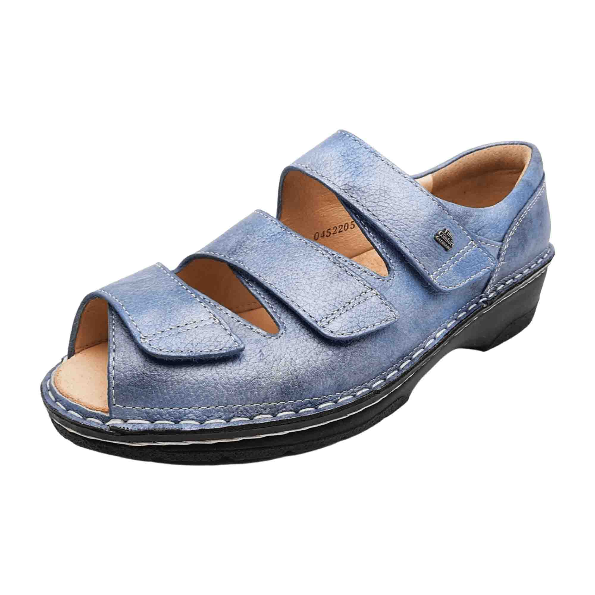 Finn Comfort 02106 Women's Comfortable Blue Shoes - Stylish & Durable