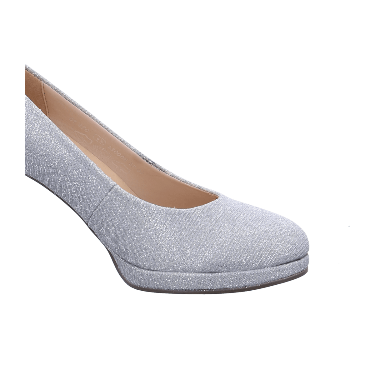 Gabor Women's Classic Pumps Silver Leather High Heels