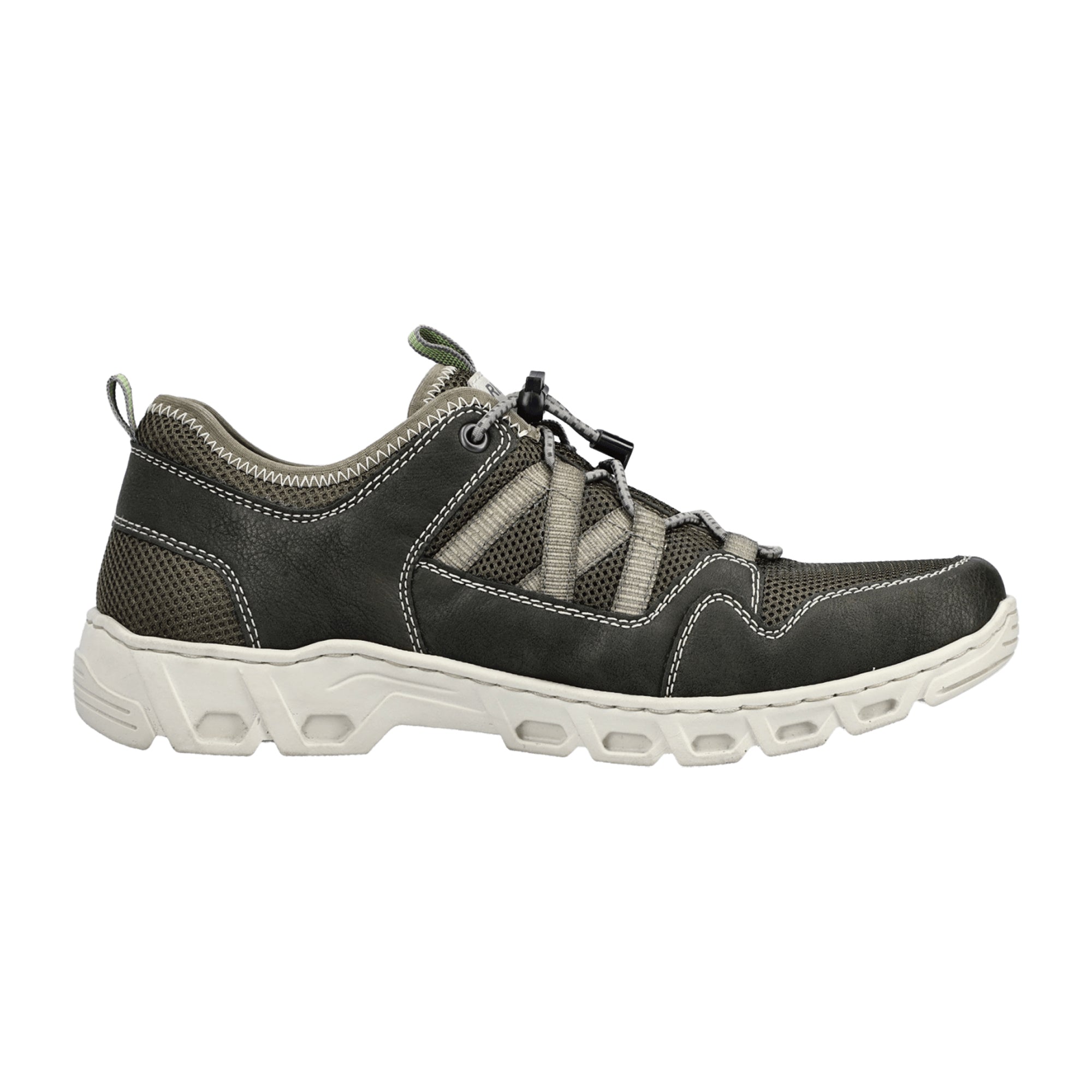 Rieker Sandalette Closed Heel Green Comfortable Soft Footbed Women's Shoes
