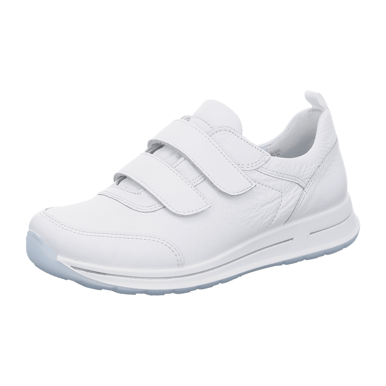 ARA Osaka Women's Sneakers in Smooth Leather with Hook-and-Loop Closure in White - Bartel-Shop