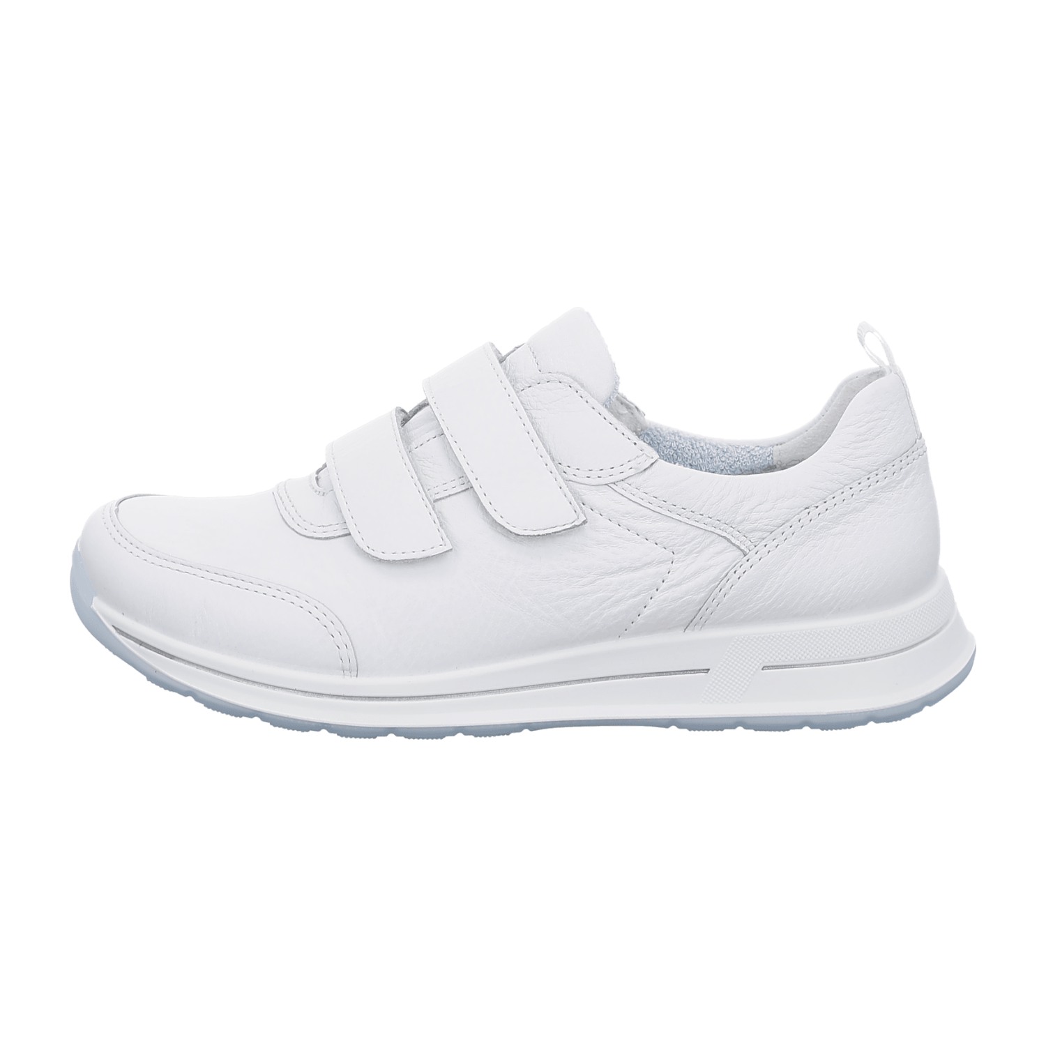 ARA Osaka Women's Sneakers in Smooth Leather with Hook-and-Loop Closure in White - Bartel-Shop
