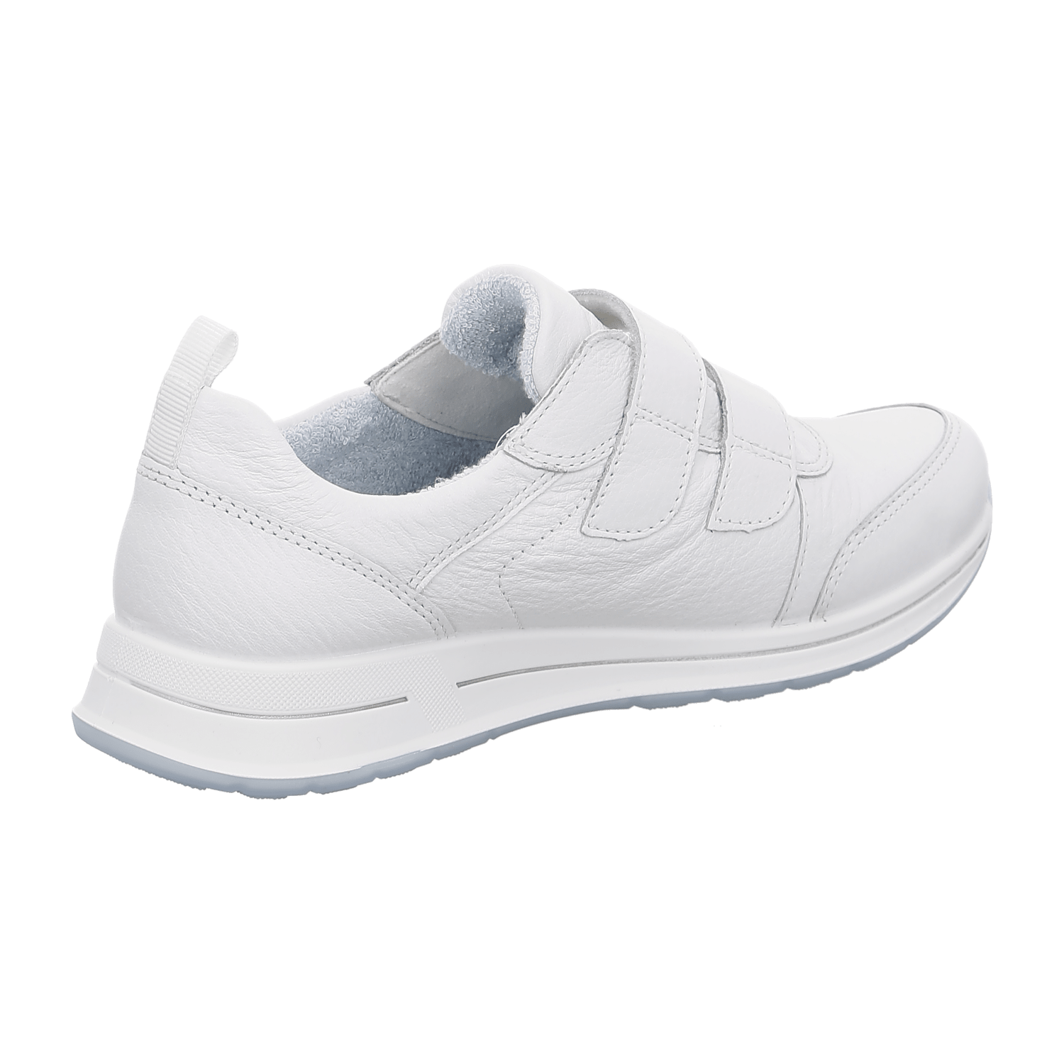 ARA Osaka Women's Sneakers in Smooth Leather with Hook-and-Loop Closure in White - Bartel-Shop