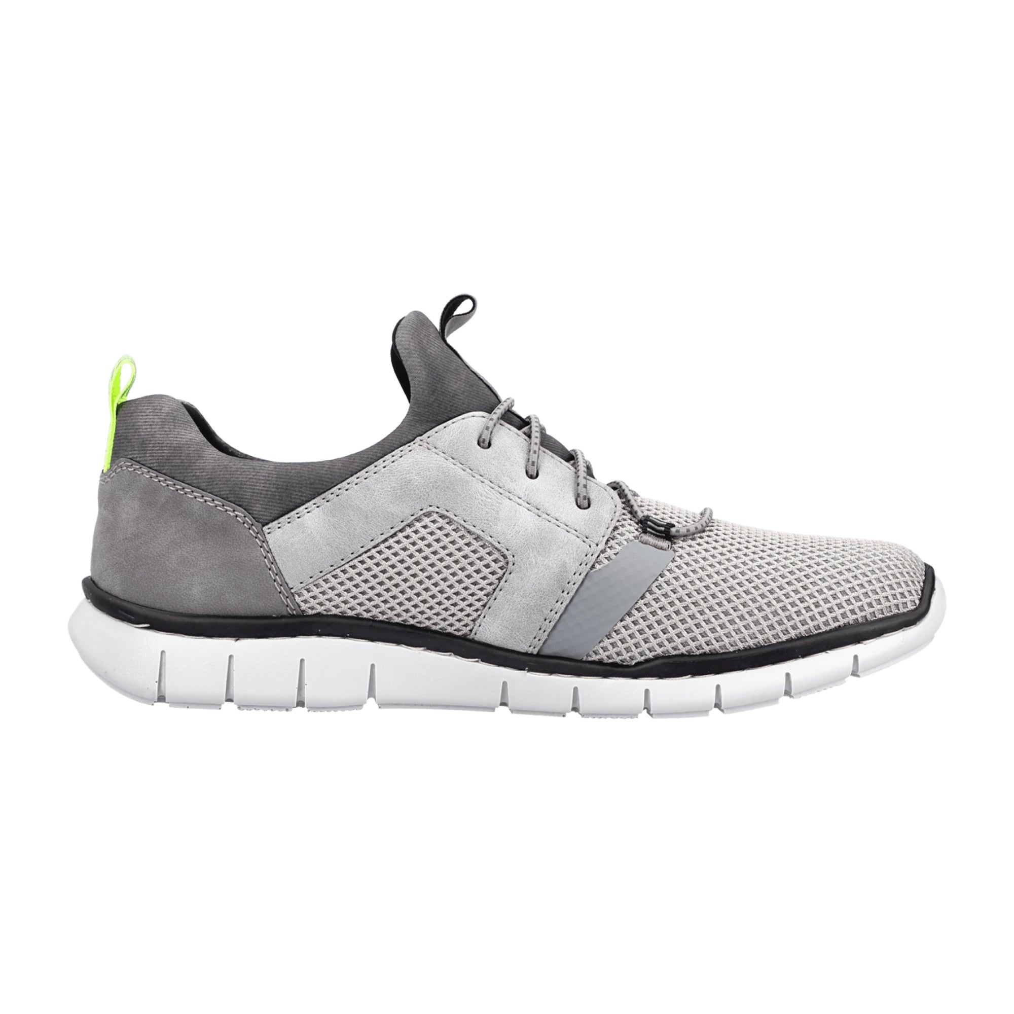 Rieker ANVERS 83 Grey Men's Casual Shoes Comfortable Wide Fit Removable Insole