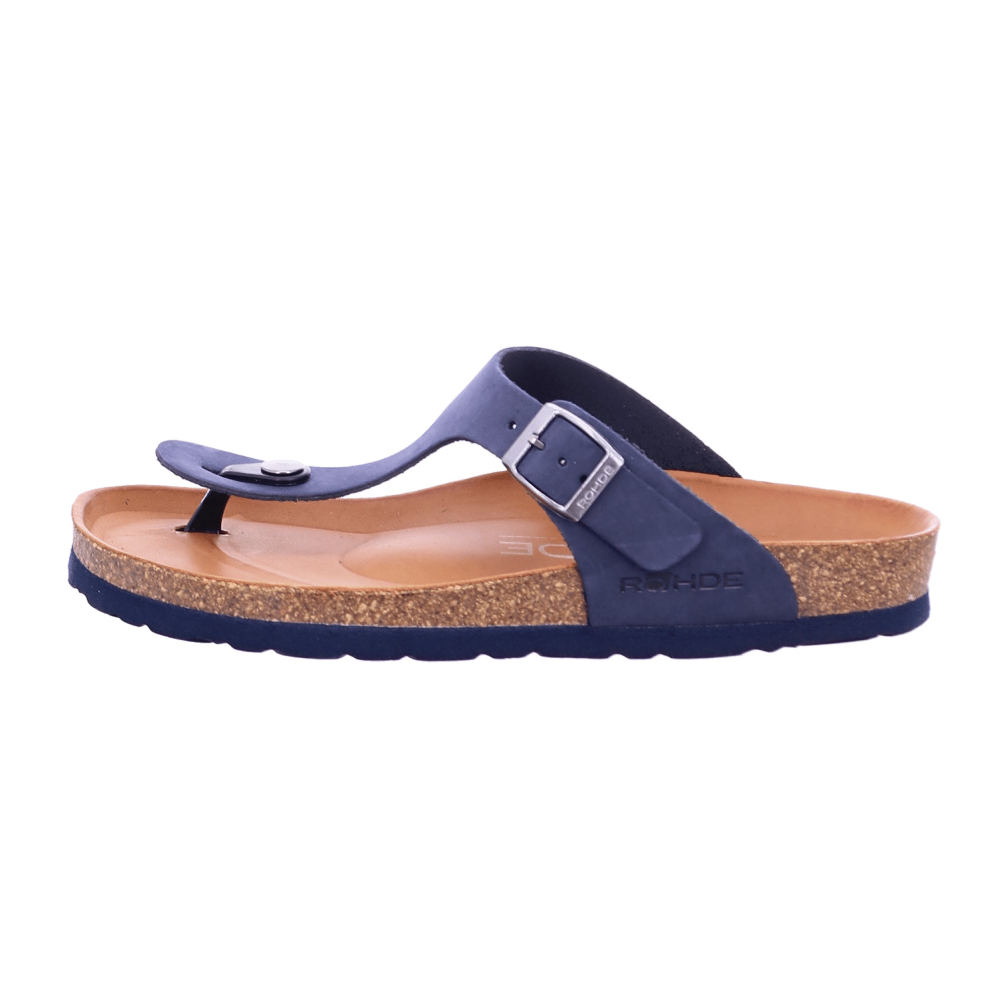 Rohde Alba Women's Blue Leather Sandals Spring Summer Collection